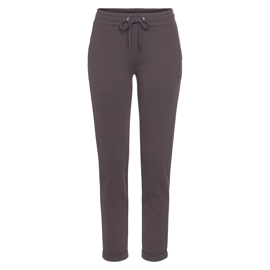 H.I.S Sweathose, Schlupfhose mit kleinem Aufschlag am Saum, Loungewear