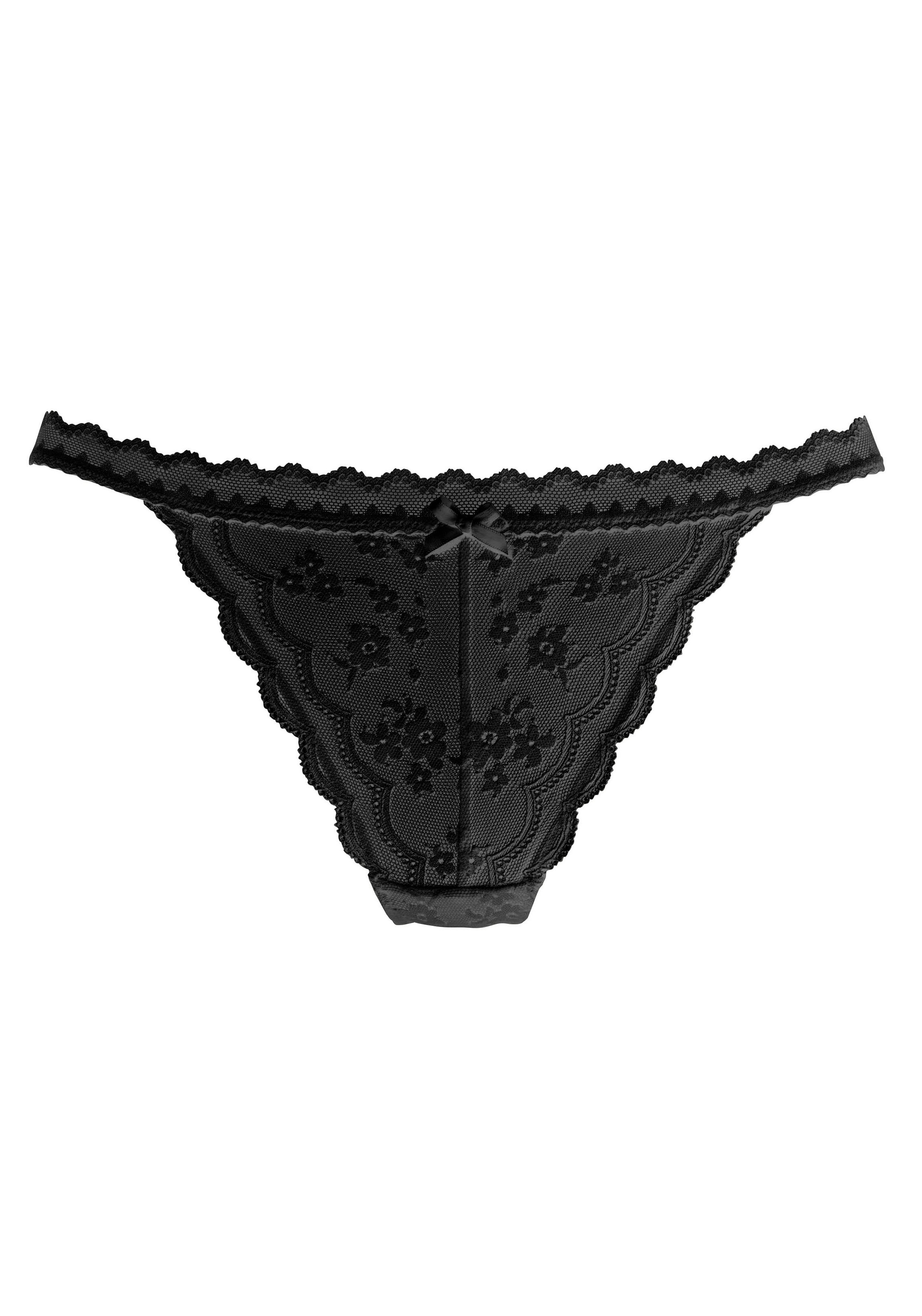 LASCANA Tanga »Fina«, aus zarter, blumiger Spitze