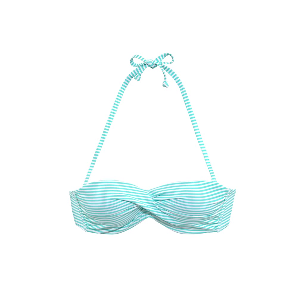 s.Oliver Bügel-Bandeau-Bikini, in getwisteter Optik