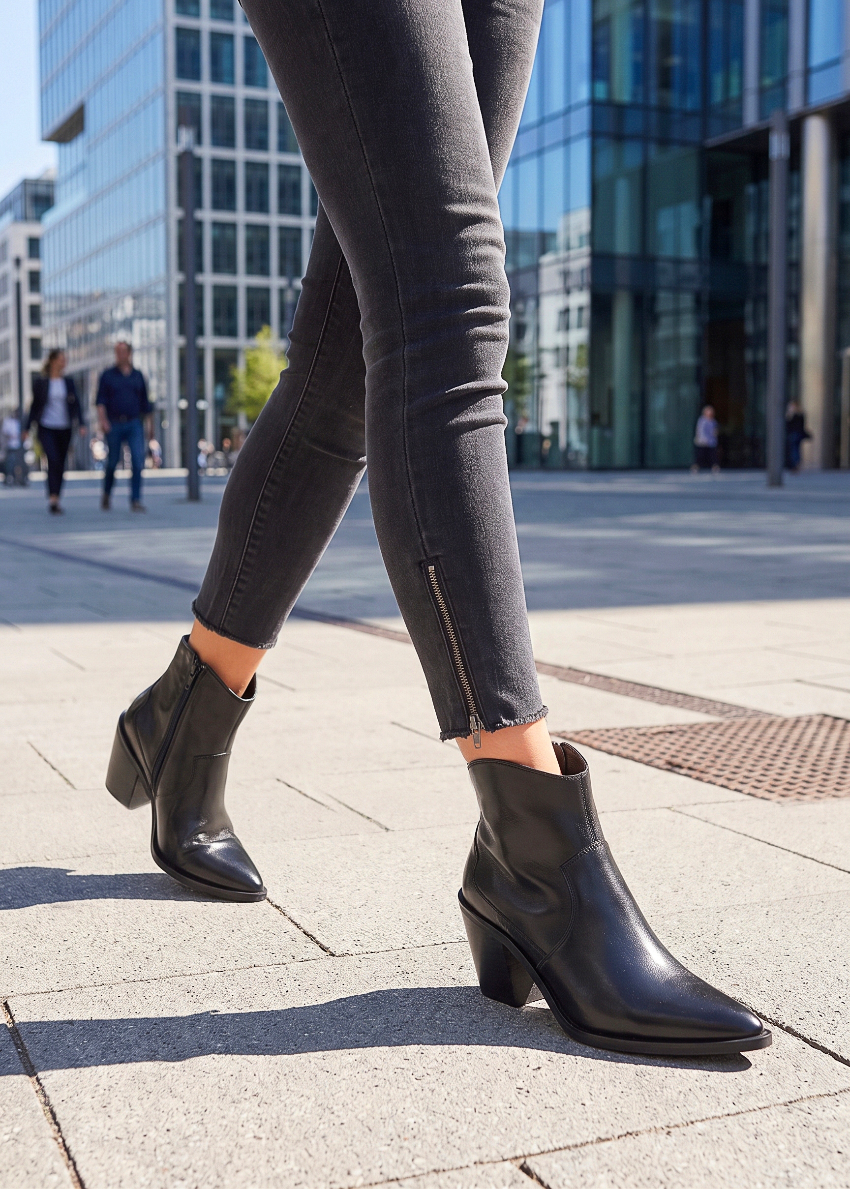 French Connection Bottines »Cowboy Boots, Western Boots, Boots, Stiefel, Lederstiefelette«  bottines cheville, bottines cowboy, bottines western en cuir