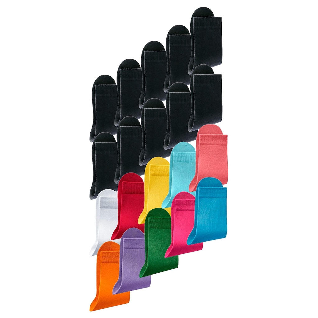 Go in Basicsocken, (Box, 20 Paar), in der grossen Big-Box