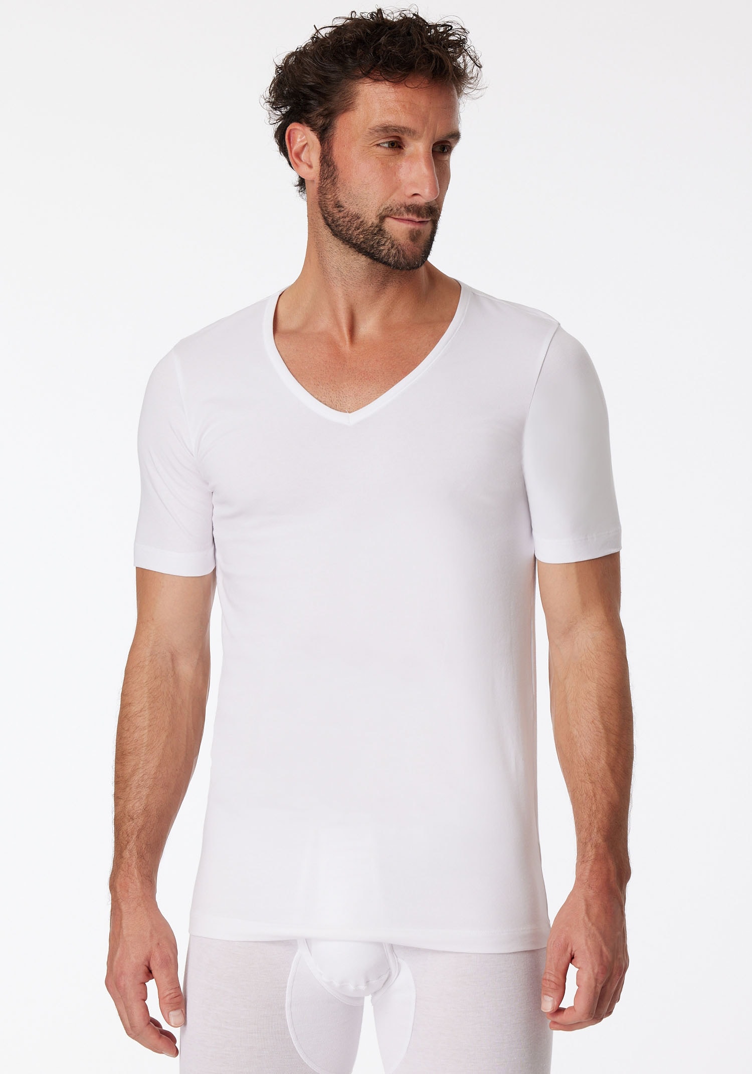 Schiesser V-Shirt »95/5« 2er-Pack,  mit tiefem V-Ausschnitt