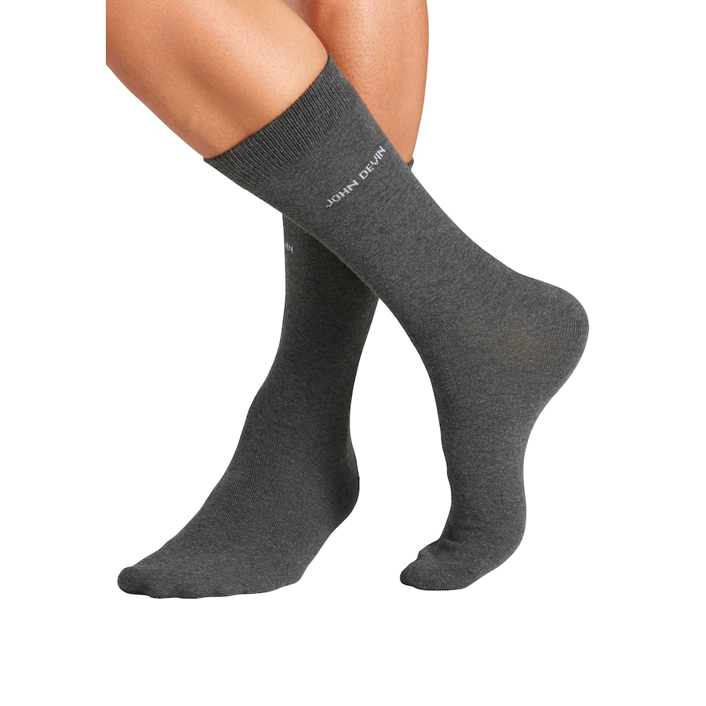 John Devin Basicsocken, (Packung, 7 Paar), für jeden Tag