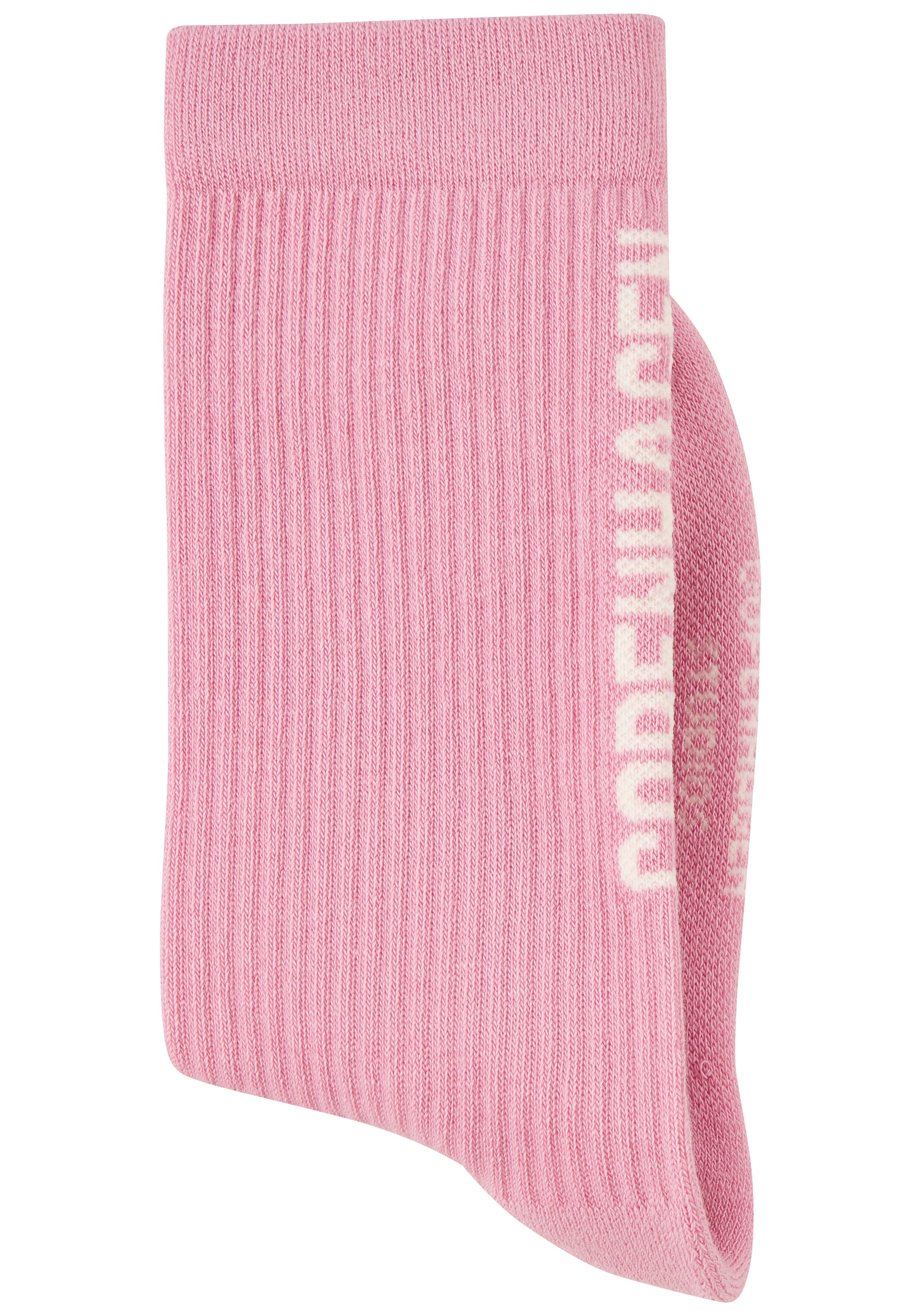 Copenhagen Studios Chaussettes de tennis Packung, 3 cuis tlg. mit grossem Schriftzug
