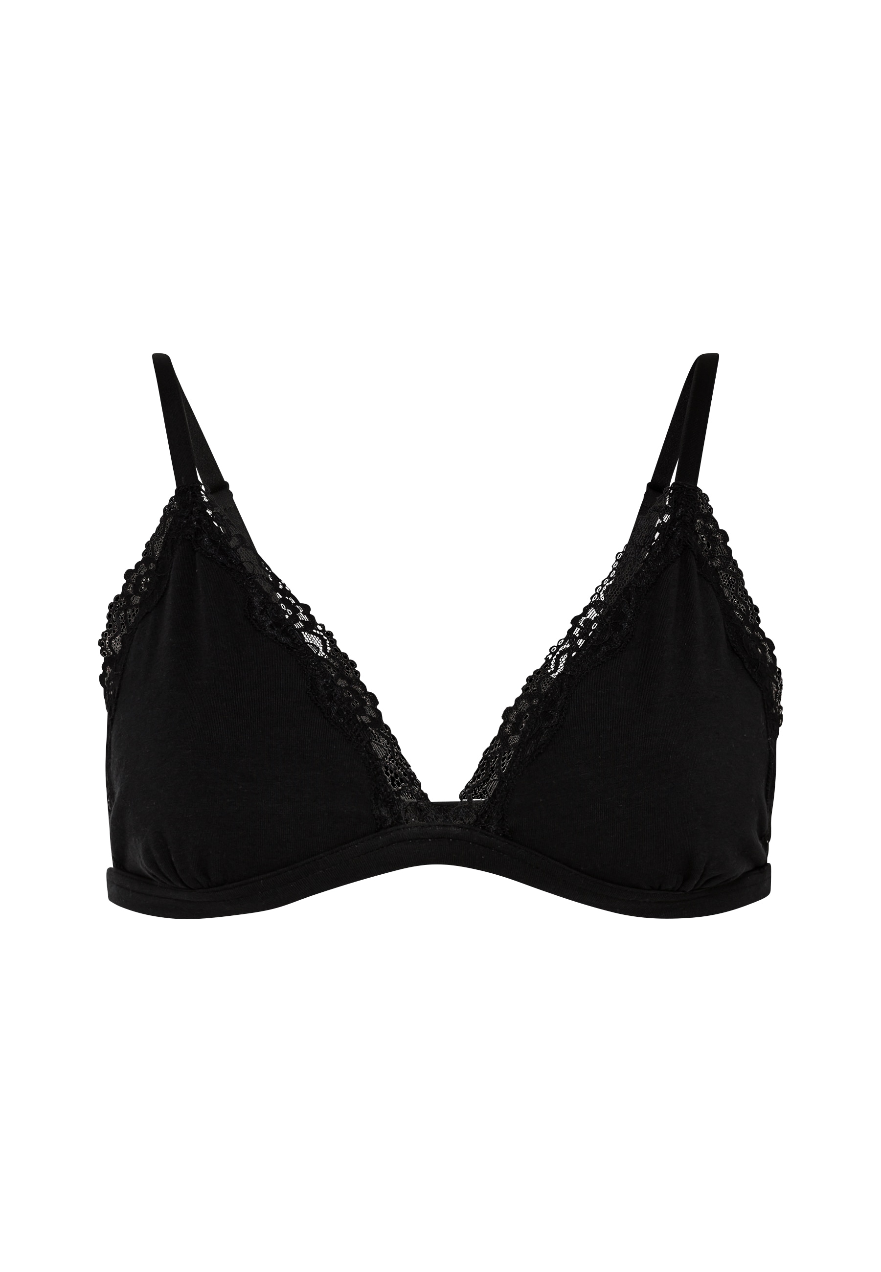 LSCN by LASCANA Bralette, mit zarter Spitzenkante