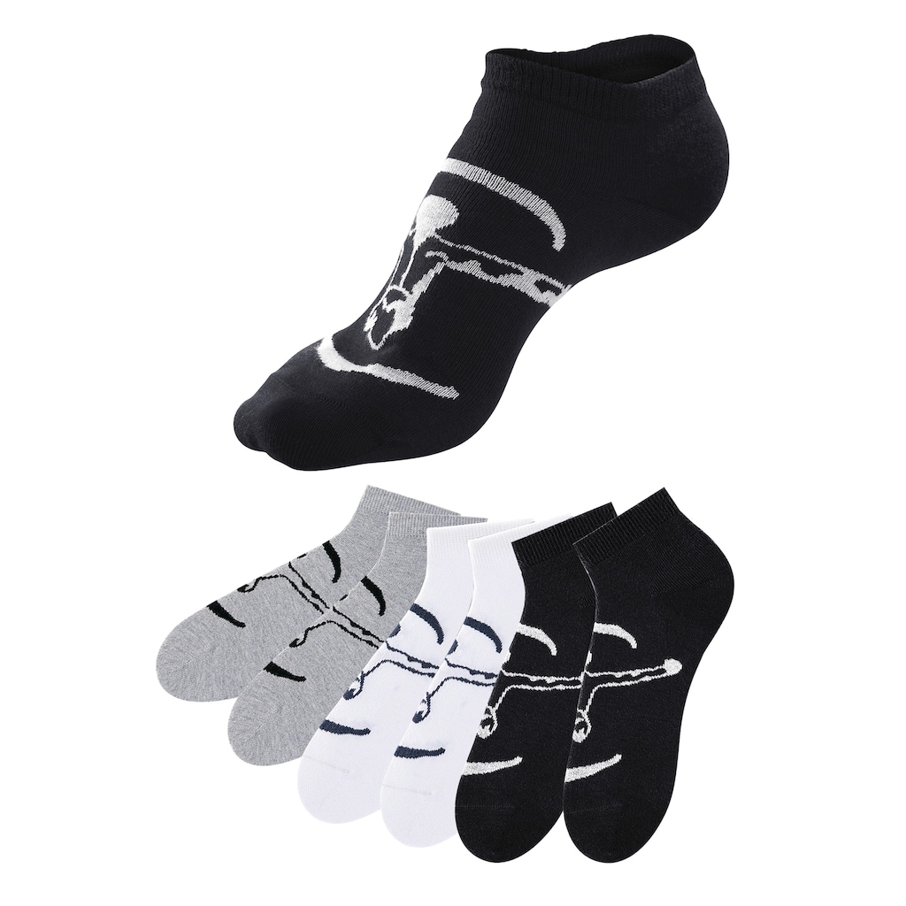 Chiemsee Sneakersocken, (Packung, 6 Paar), ideal für Sport & Freizeit