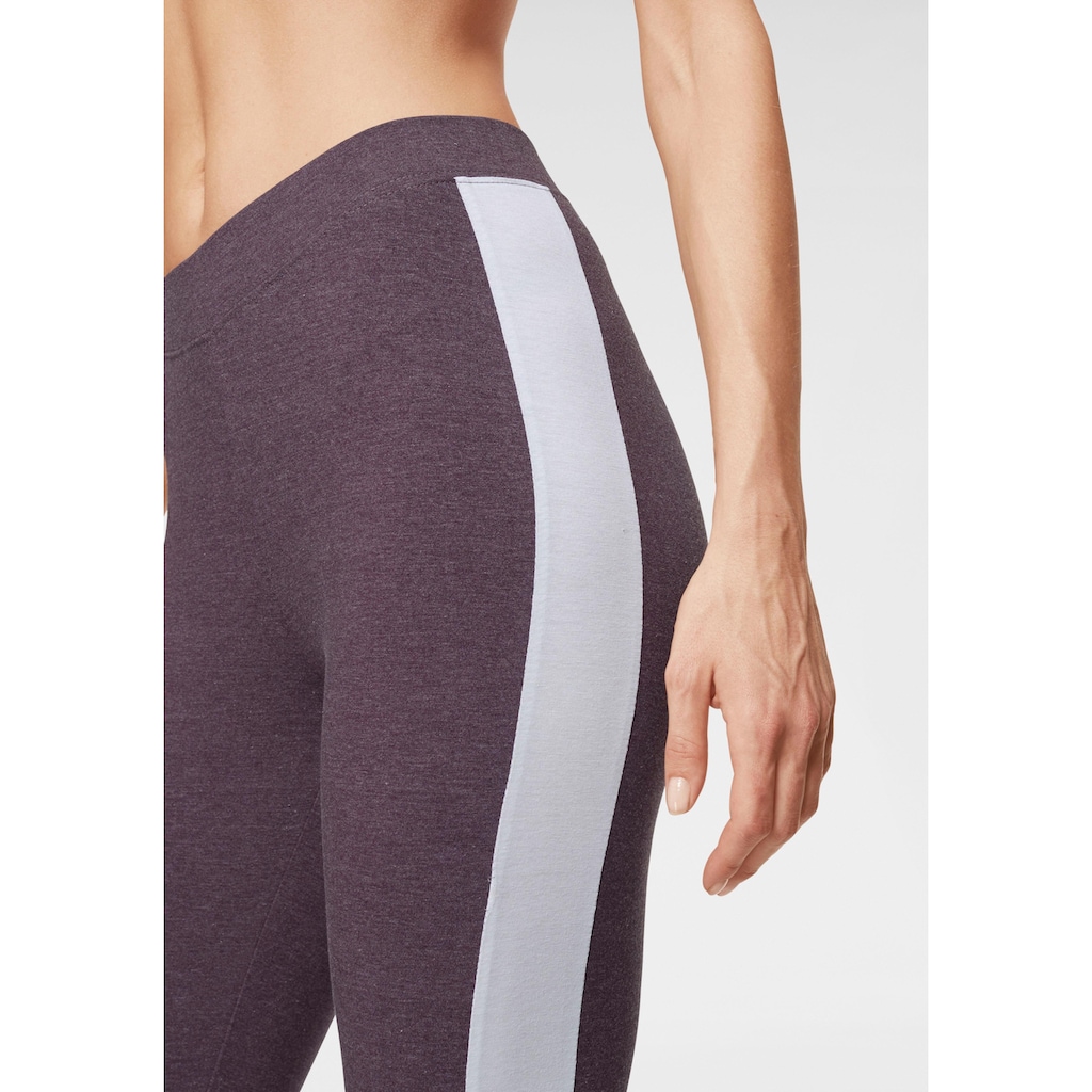 Arizona Leggings, (2er-Pack), mit breitem Streifen