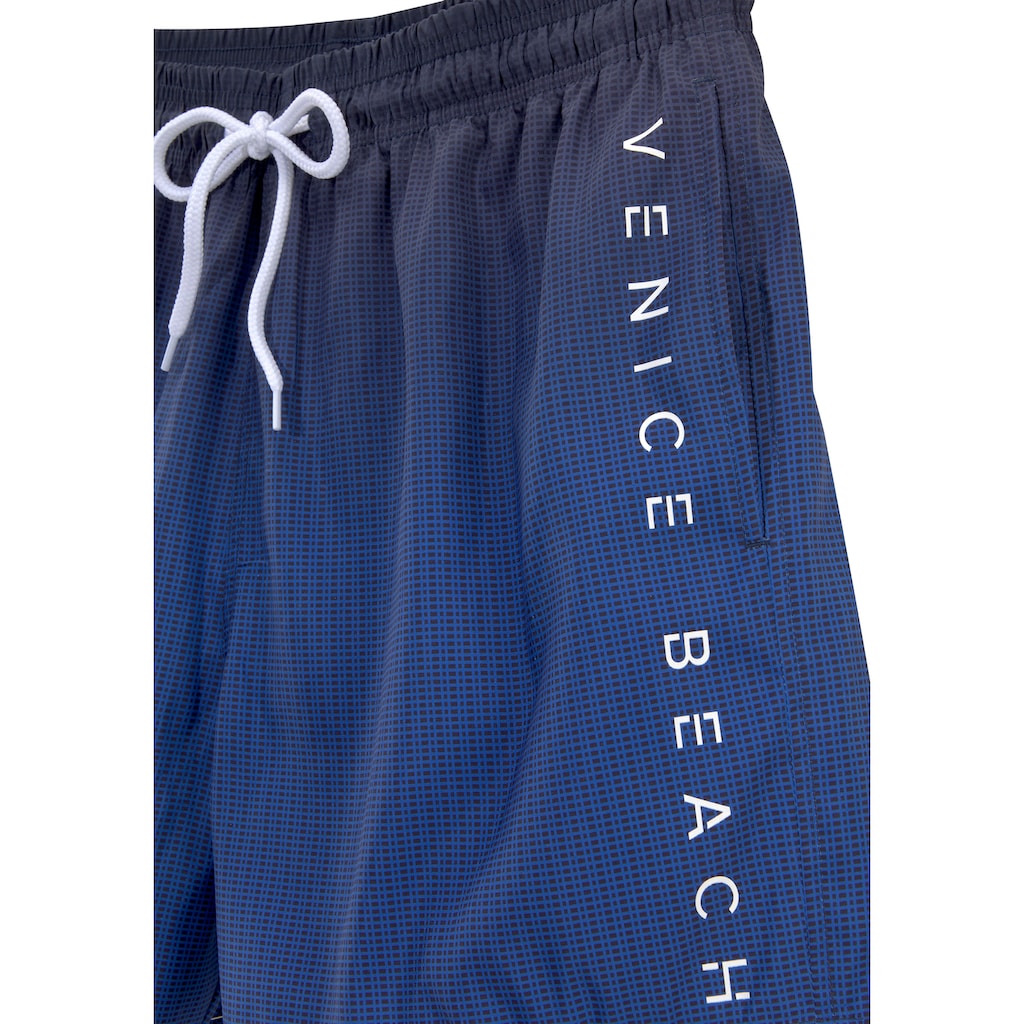 Venice Beach Badeshorts, mit Farbverlauf