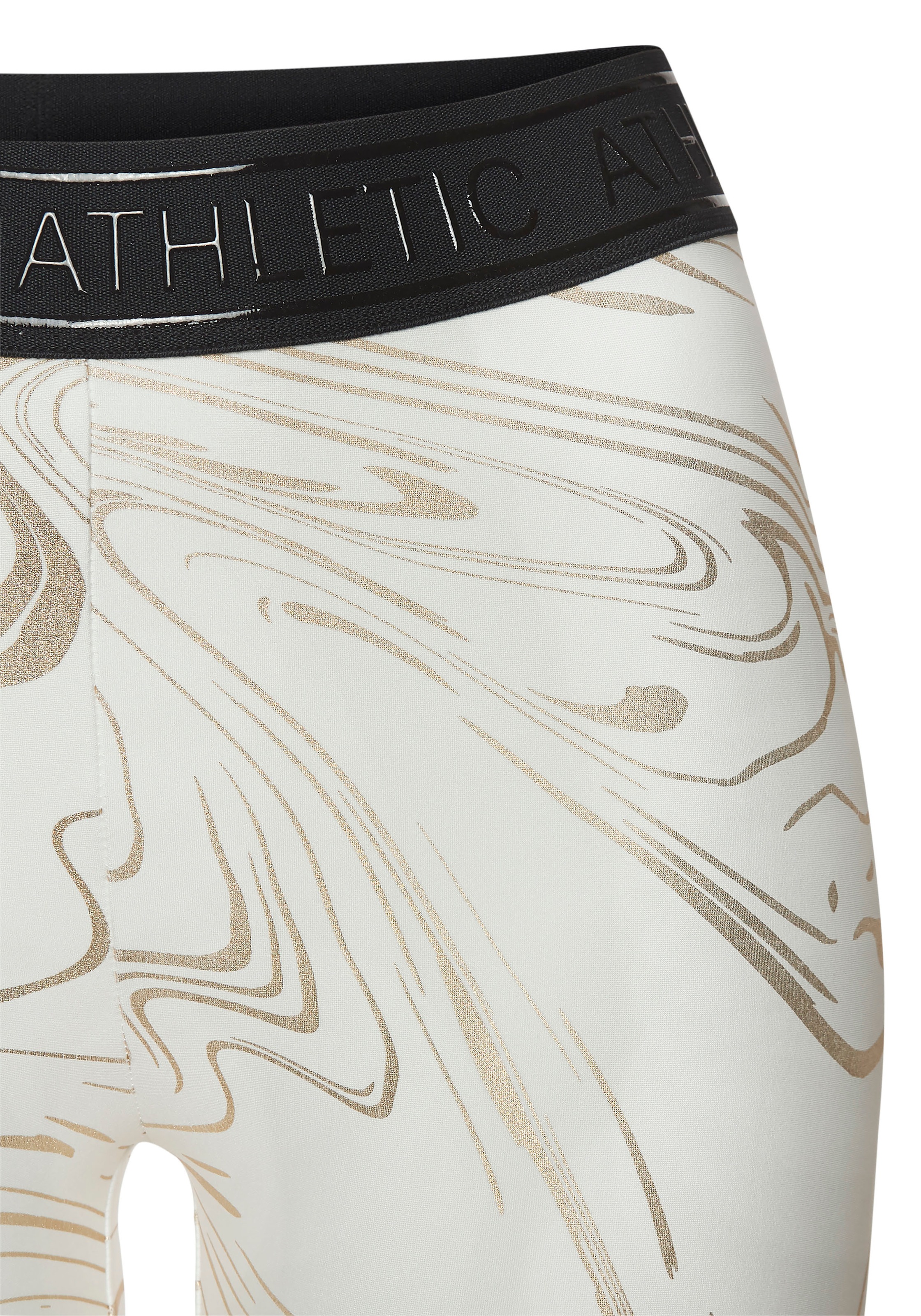 LASCANA ACTIVE Funktionsshorts, mit glänzendem 3D Schriftzug auf dem Bund