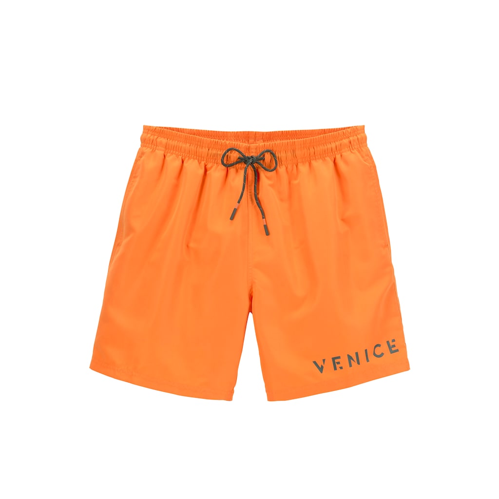 Venice Beach Badeshorts, seitliche Eingrifftasche mit Reissverschluss