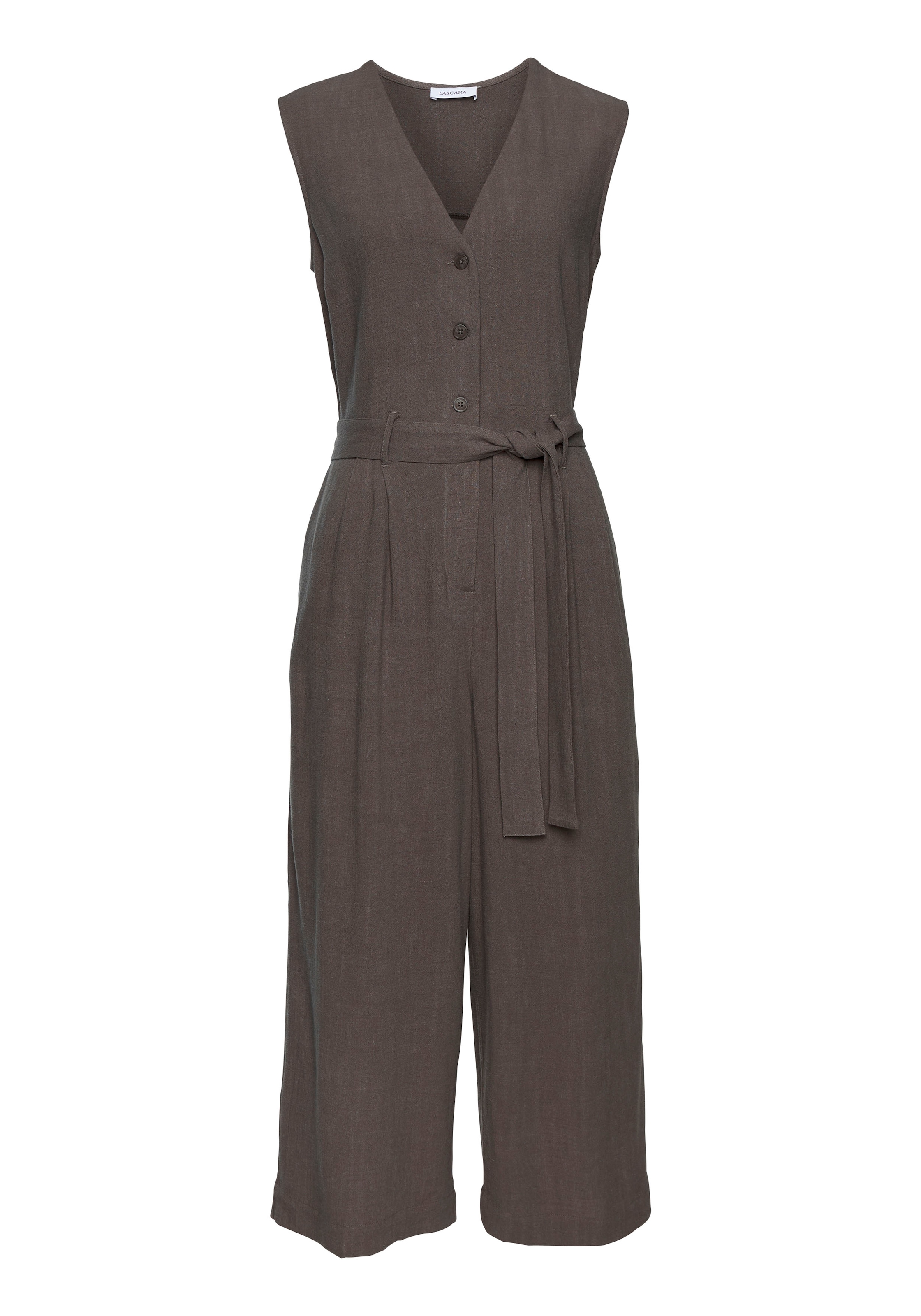 LASCANA Overall, (mit Bindegürtel), und Taschen, sommerlicher Jumpsuit, casual-chic