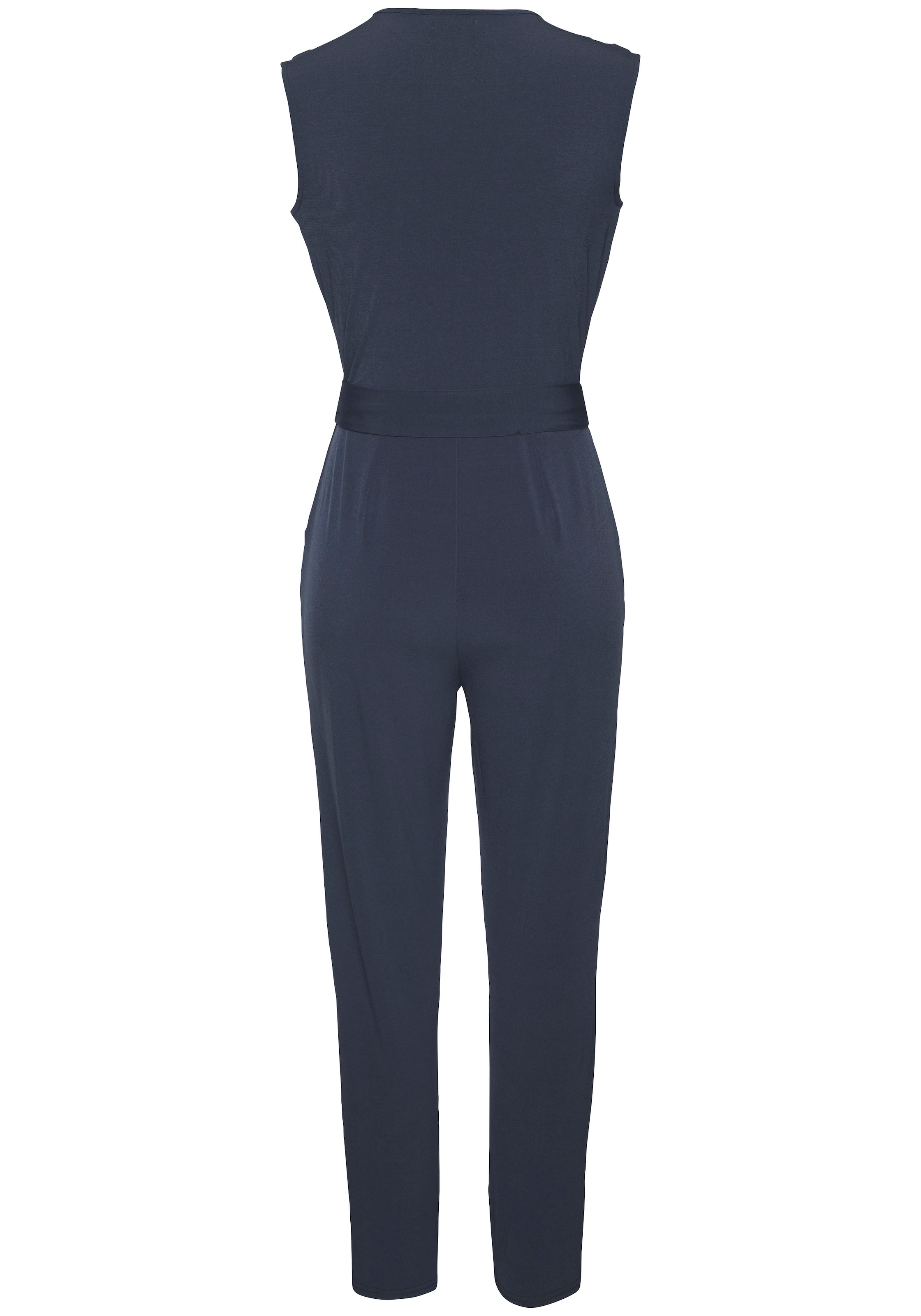 LASCANA Overall, (mit Bindegürtel), aus knitterfreier Ware, eleganter Jumpsuit in Wickeloptik, bügelfrei