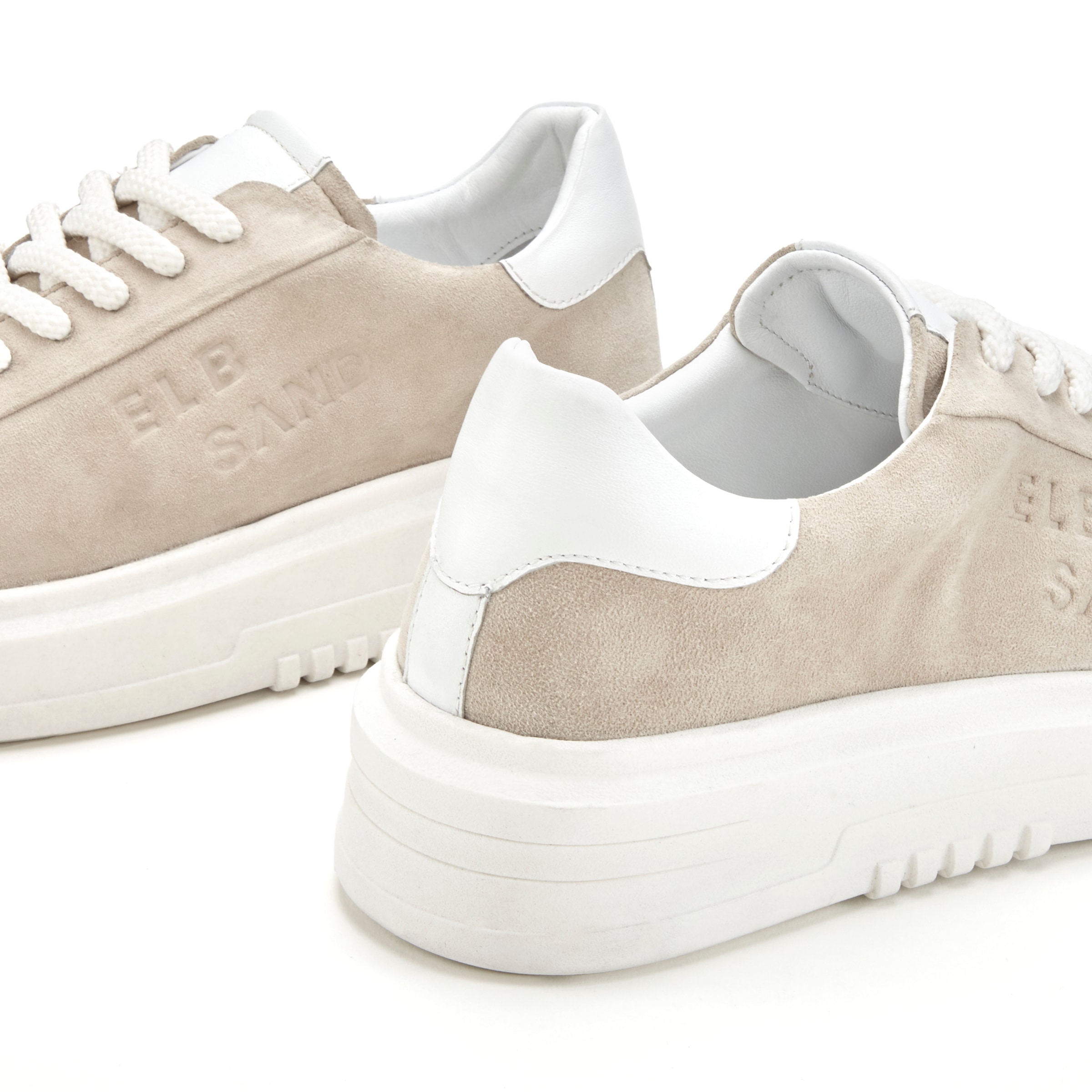 Elbsand Sneaker »Schnürschuh«, Schnürhalbschuh,Freizeitschuh aus Leder mit modischer Plateausohle
