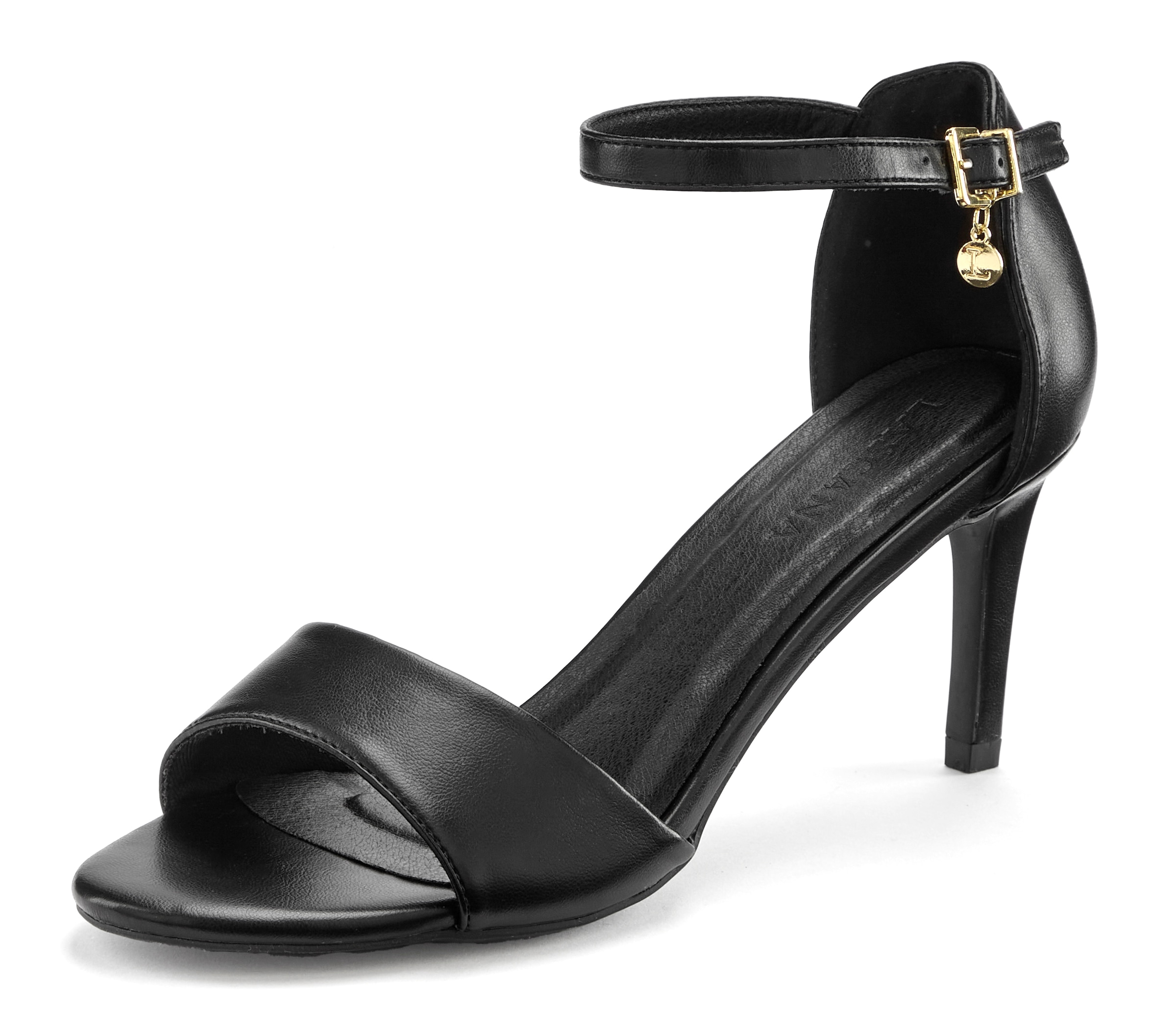 LASCANA High-Heel-Sandalette »Sommerschuh«, Sandale, Sandalette, Riemchensandalette VEGAN