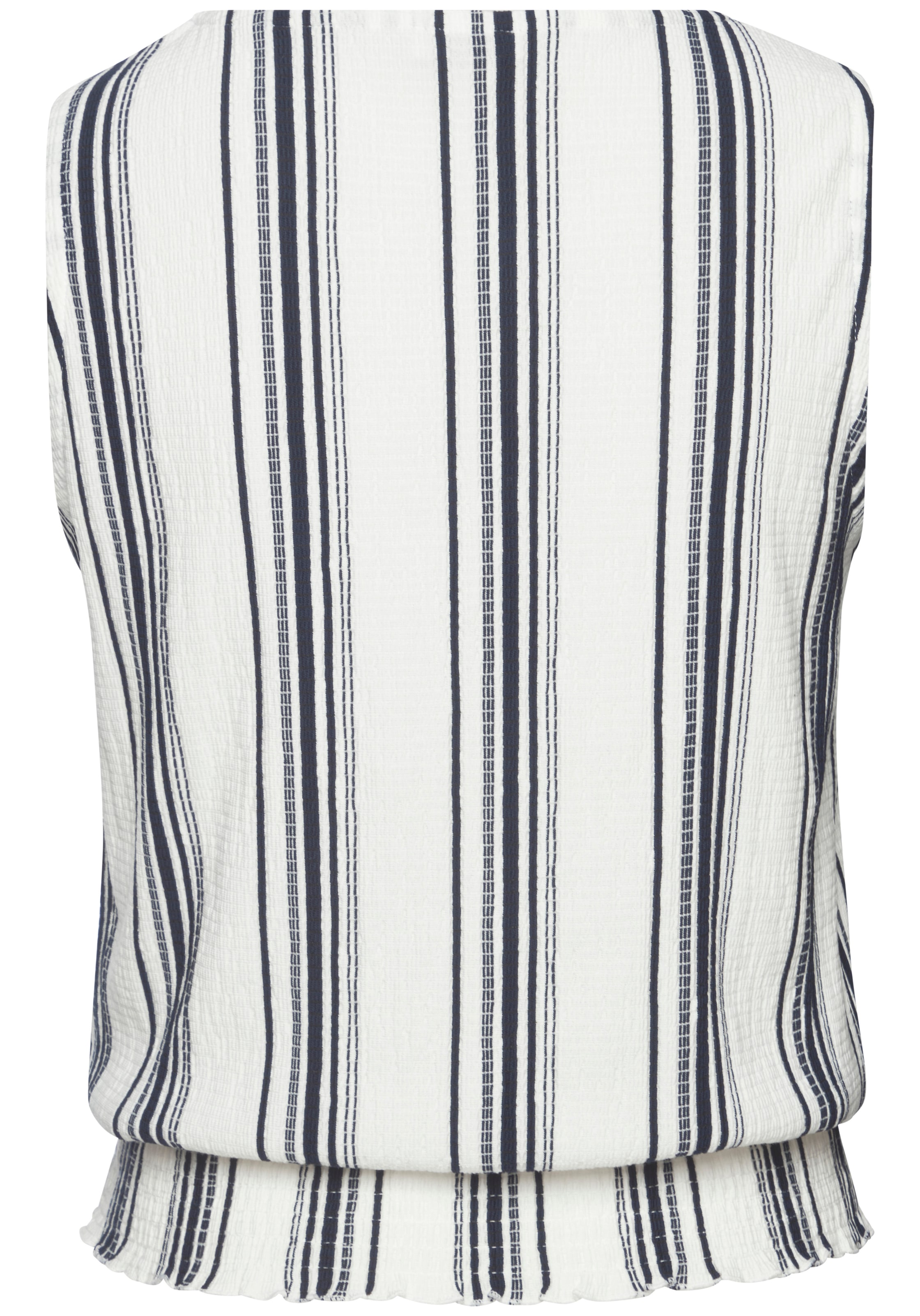 LASCANA Tanktop aus strukturierter Ware, sommerliches Top mit Streifen