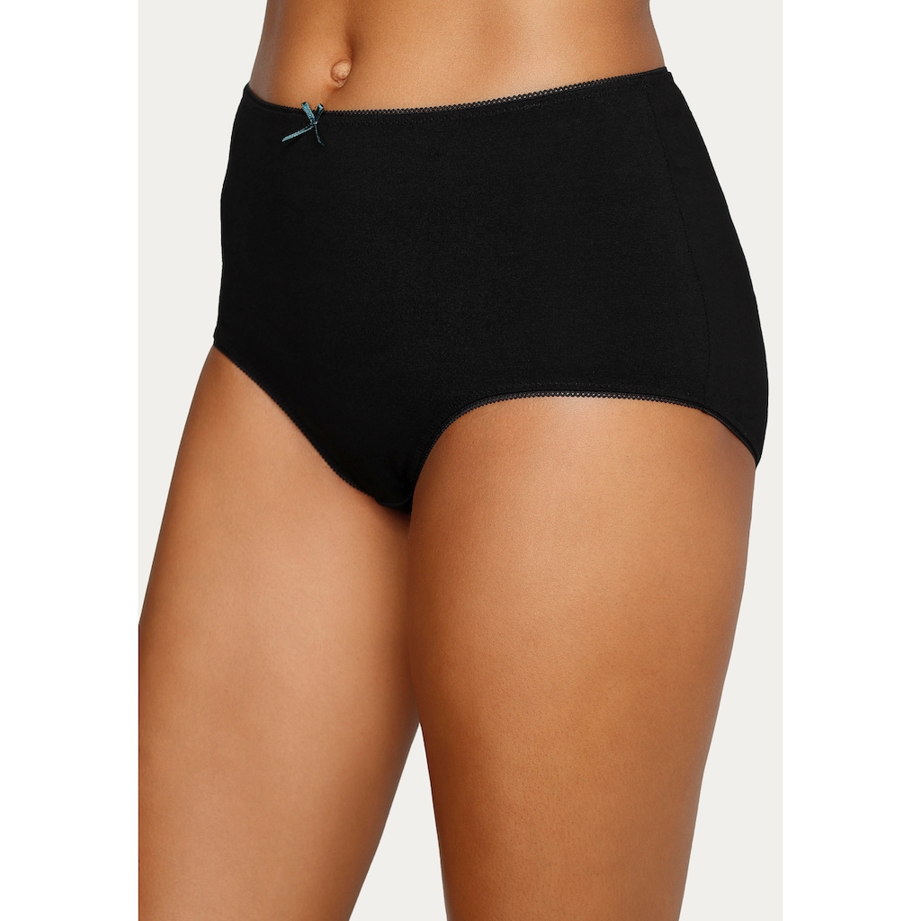 petite fleur Taillenslip, (6er-Pack), aus elastischer Baumwolle