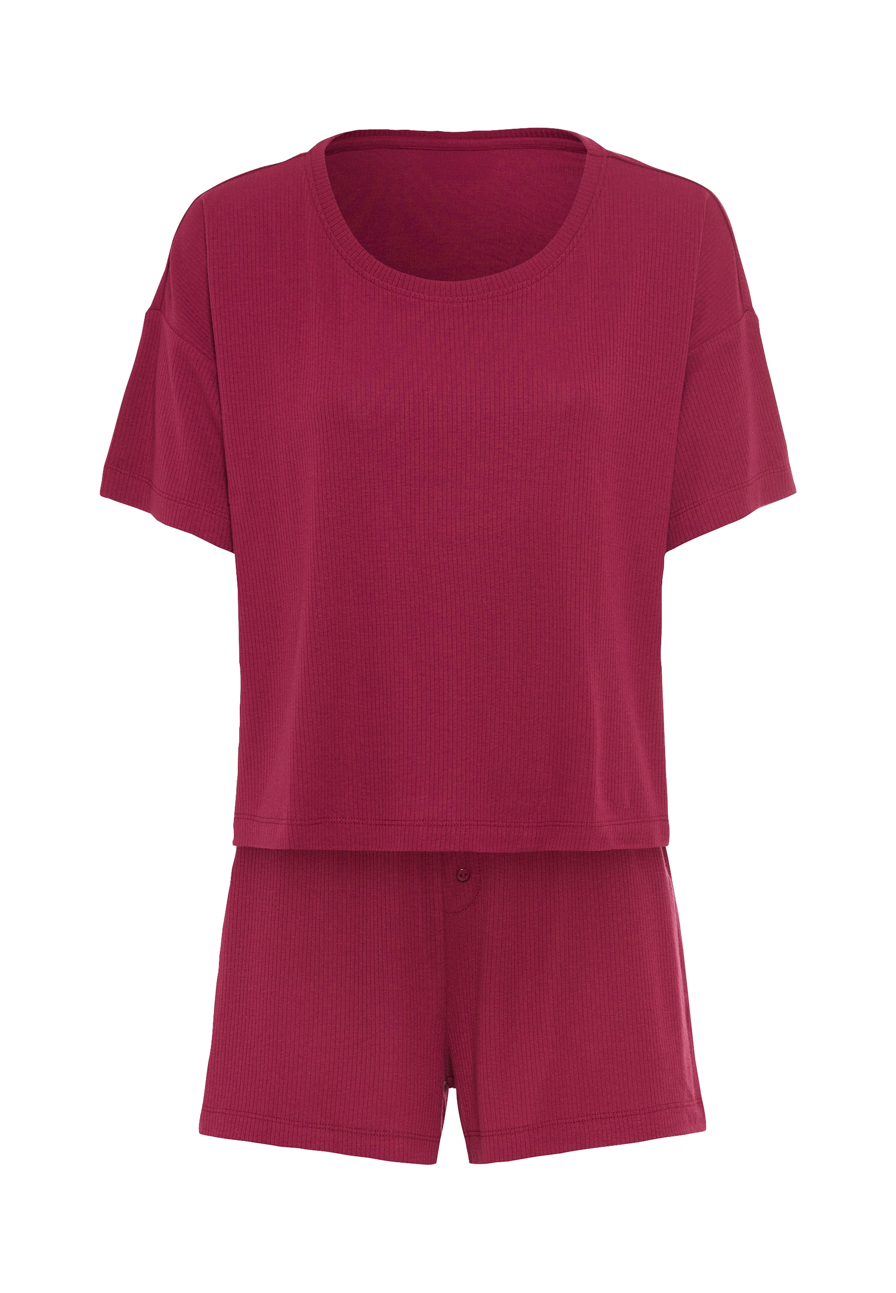 LSCN by LASCANA Shorty, (2 tlg.), mit kleiner Zierknopfleiste