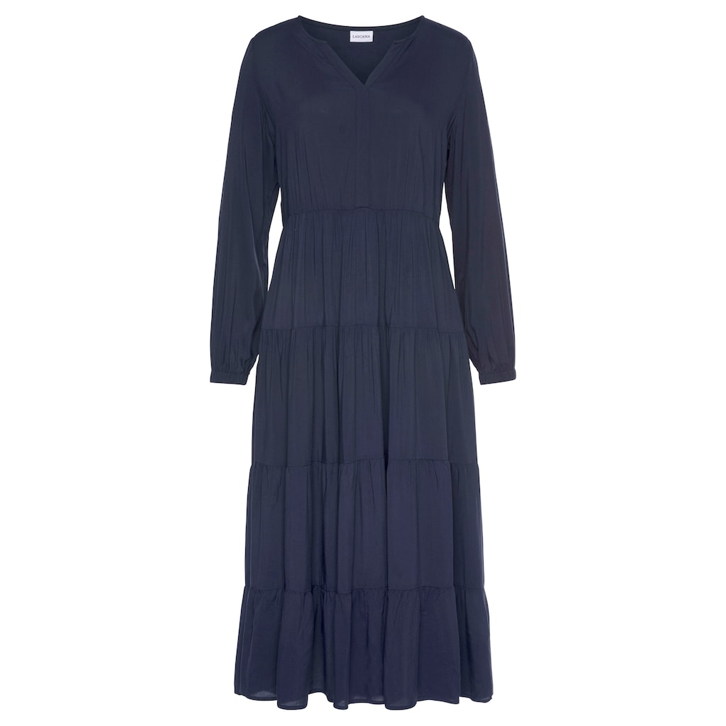LASCANA Maxikleid, mit Volants