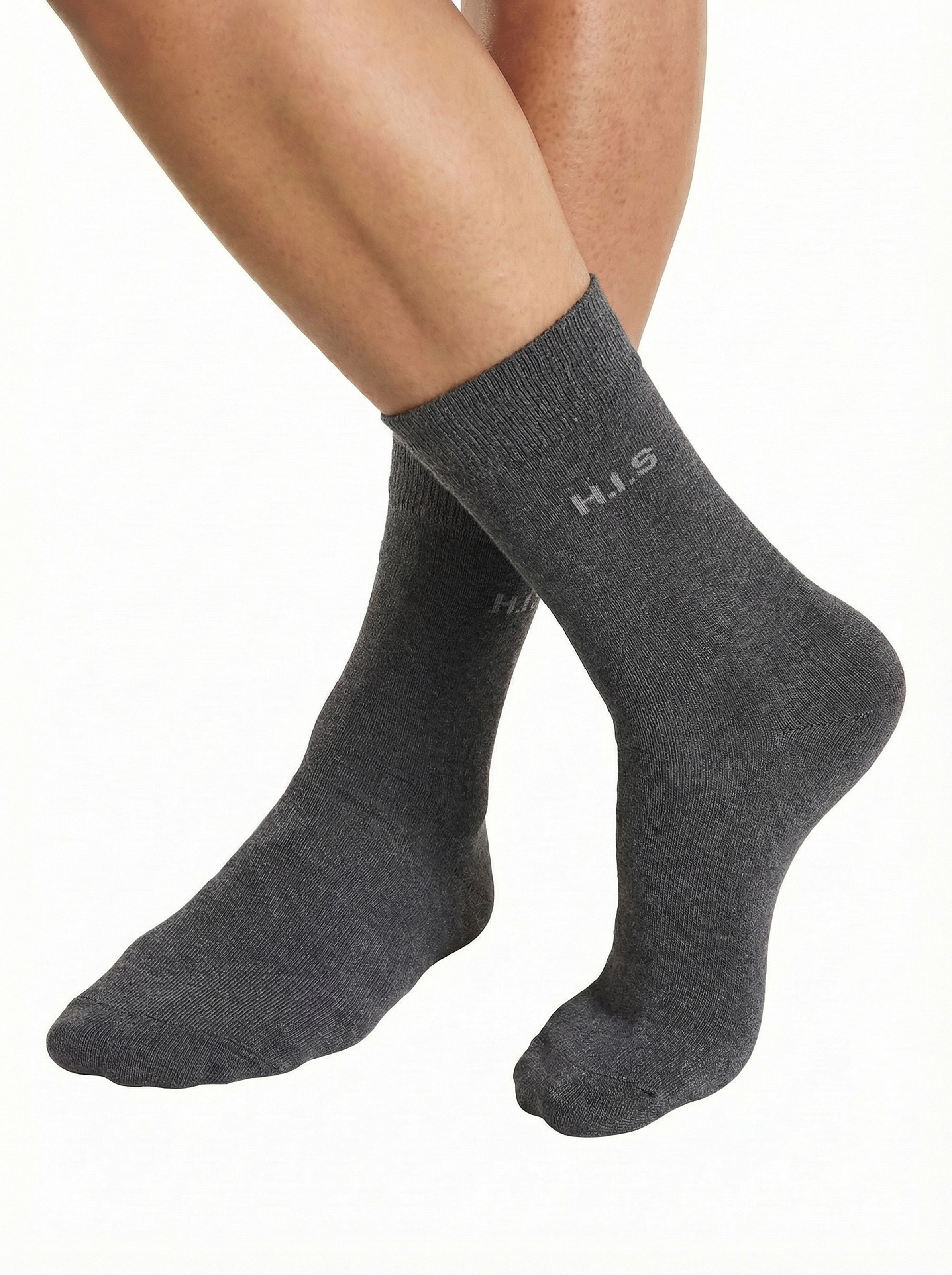 H.I.S Chaussettes basiques »Für Job und Freizeit« Paquet, 6 Couple tlg. avec semelle en éponge douce
