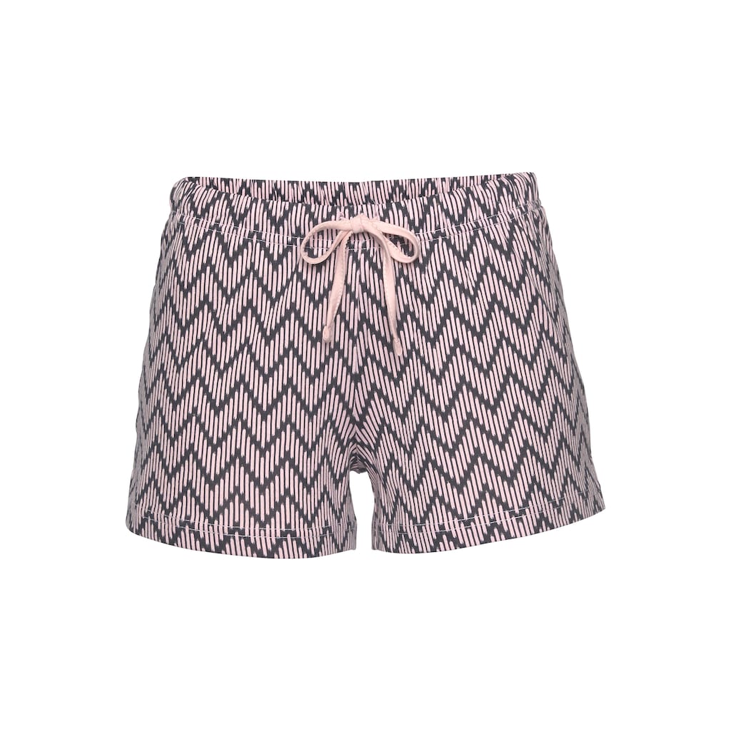 Vivance Dreams Shorty, (2 tlg.), mit gemusterter Schlafshorts