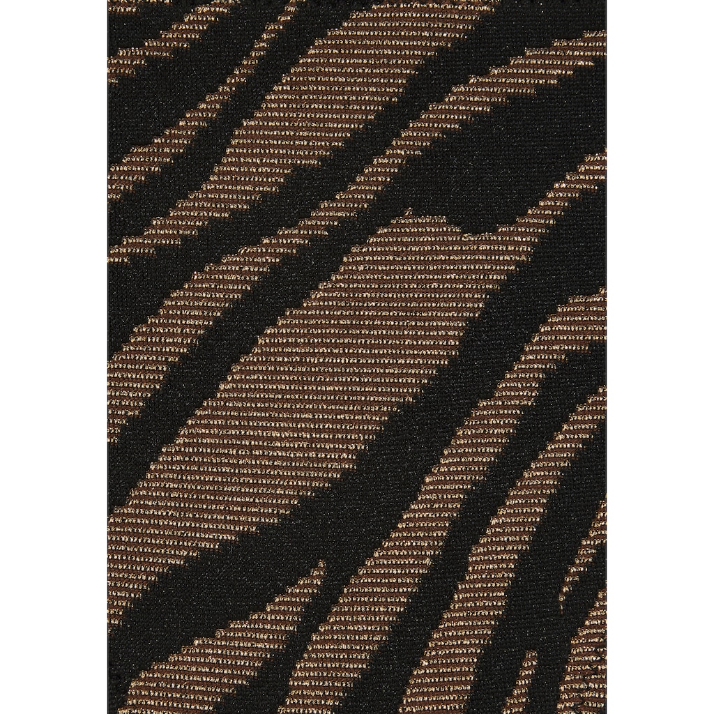 Bruno Banani Bügel-Bandeau-Bikini, in zweifarbiger Animal-Optik