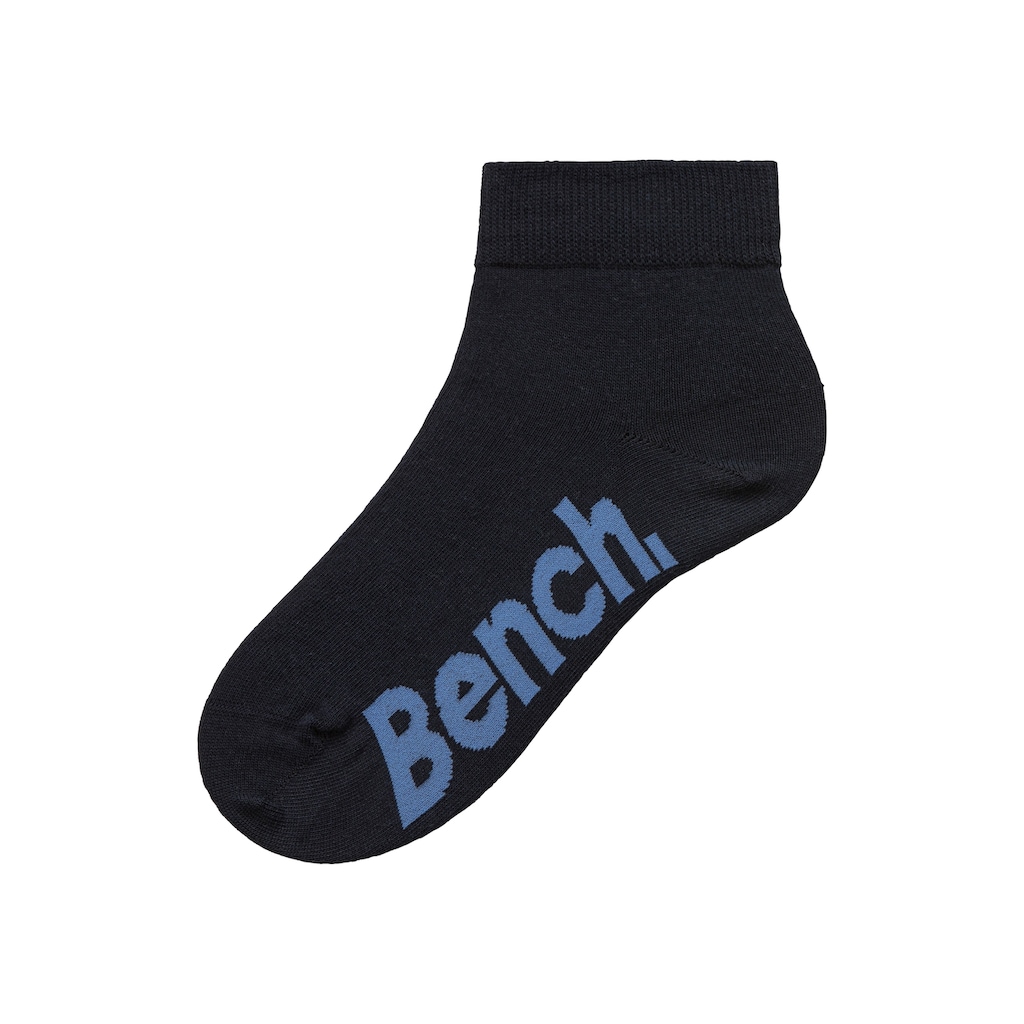 Bench. Kurzsocken, (Federtasche, 7 Paar), in ansprechendem Mäppchen mit Reissverschluss
