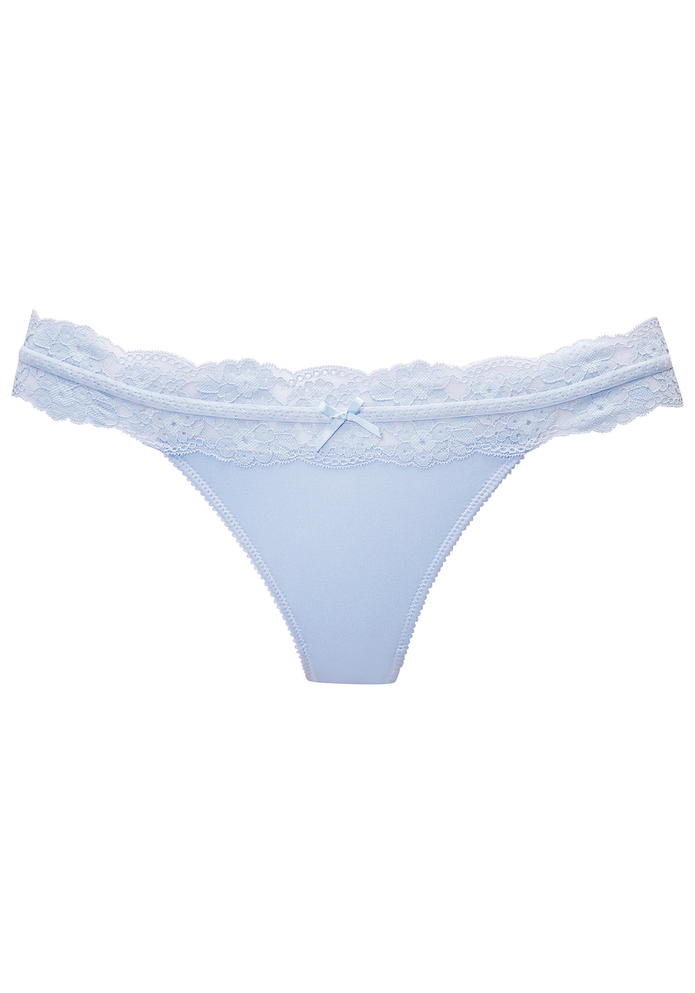 Vivance String »Anisa« mit blumiger Spitze rundherum am Bund