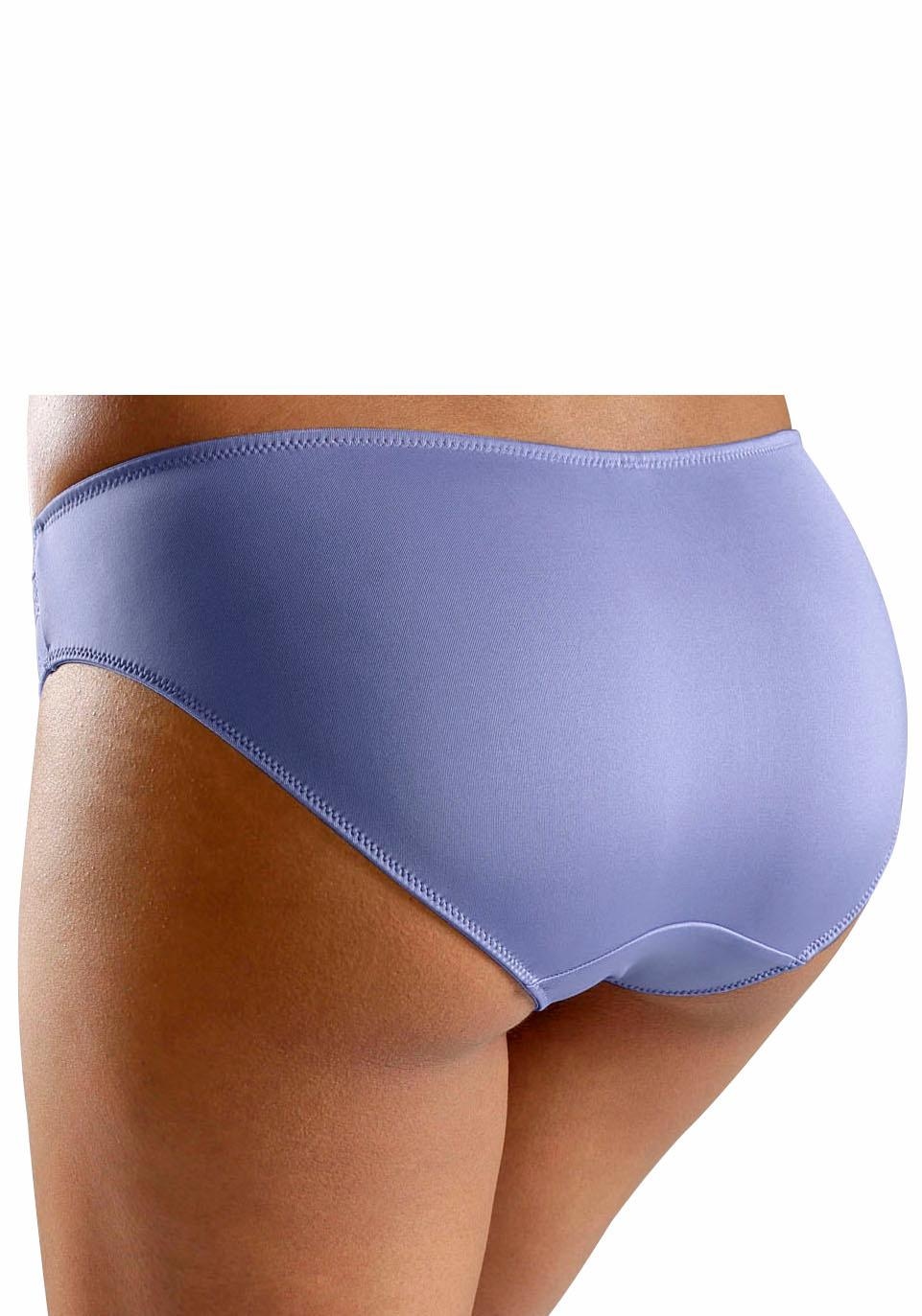 petite fleur Slip Paquet, 3 Stück,  mit leicht transparenter Jacquardspitze an den Seiten