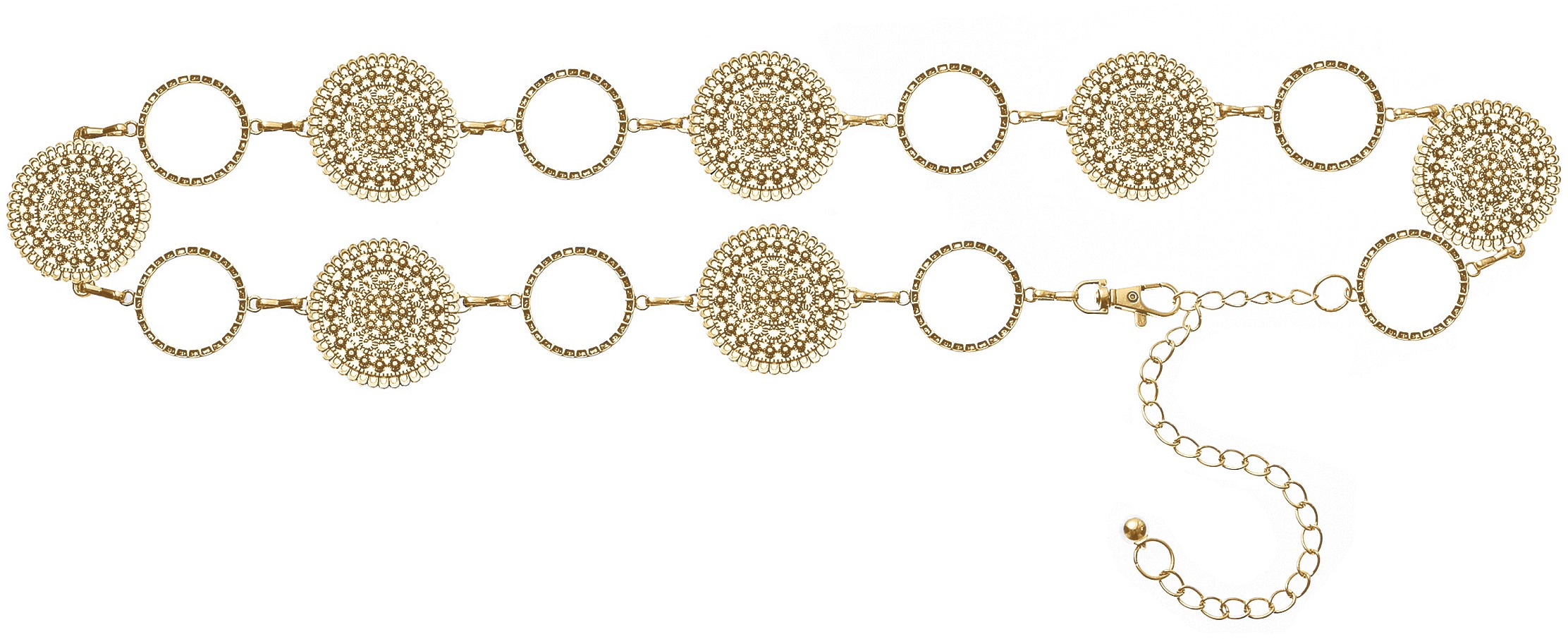 LASCANA Ceinture de chaîne »Schmuckgürtel« verstellbare Schliesse, Taillengürtel, Hüftkette