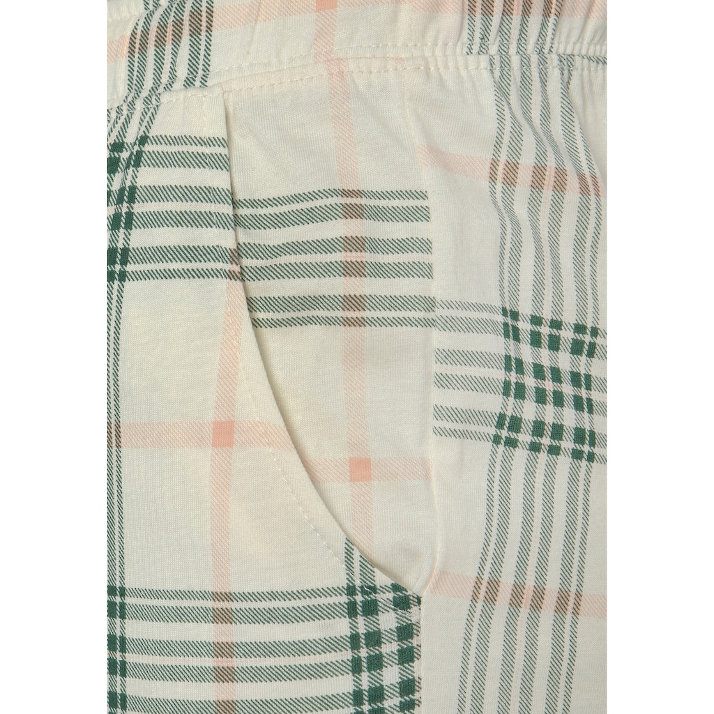 Vivance Dreams Pyjamahose, mit Samtband am elastischen Tunnelzugbund