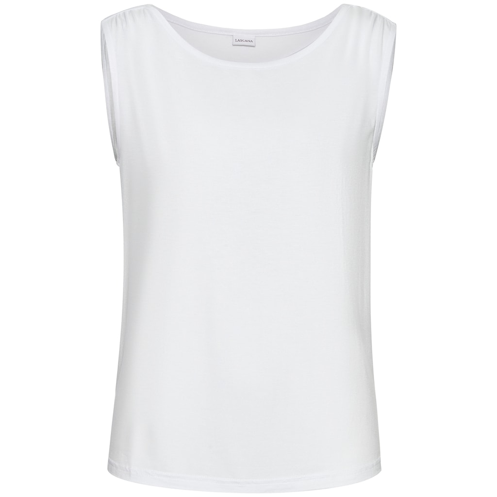 LASCANA Shirttop, aus weichem Viskosejersey