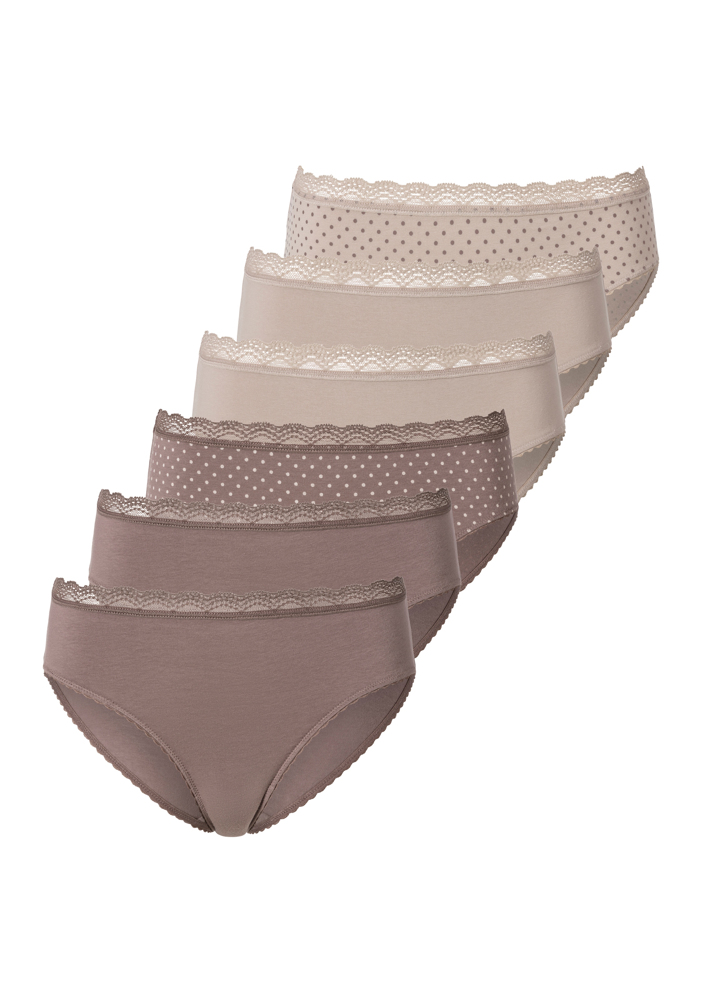 Vivance Jazz-Pants Slips Packung, 6 Stk. angenehm elastische Qualität