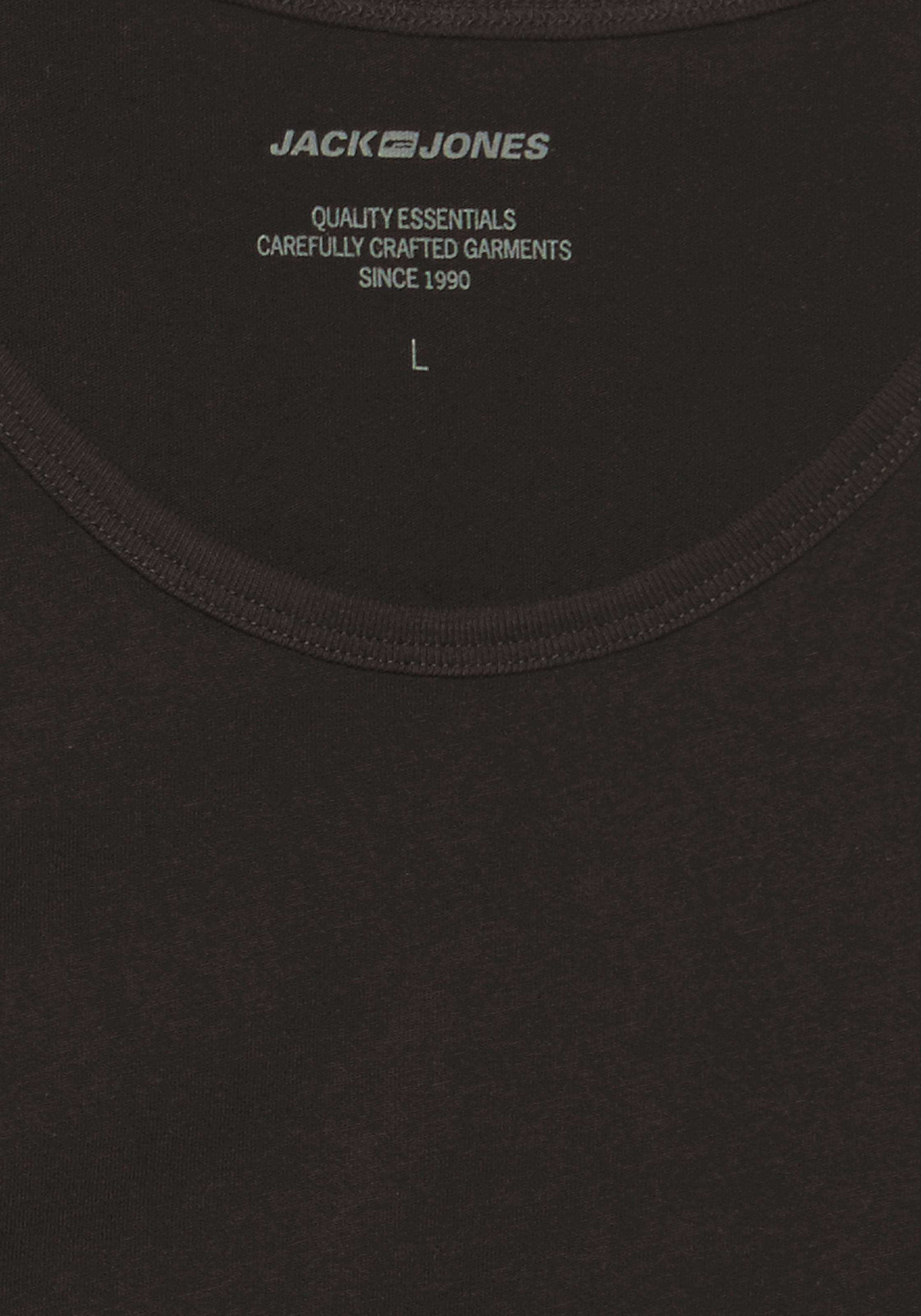 Jack & Jones Tanktop »JACBASIC im Doppelpack mit Rundhals und bequemer Passform« Packung, 2er-Pack, 2 tlg. unifarben, modisch, regular fit, Baumwolle, Rundhals