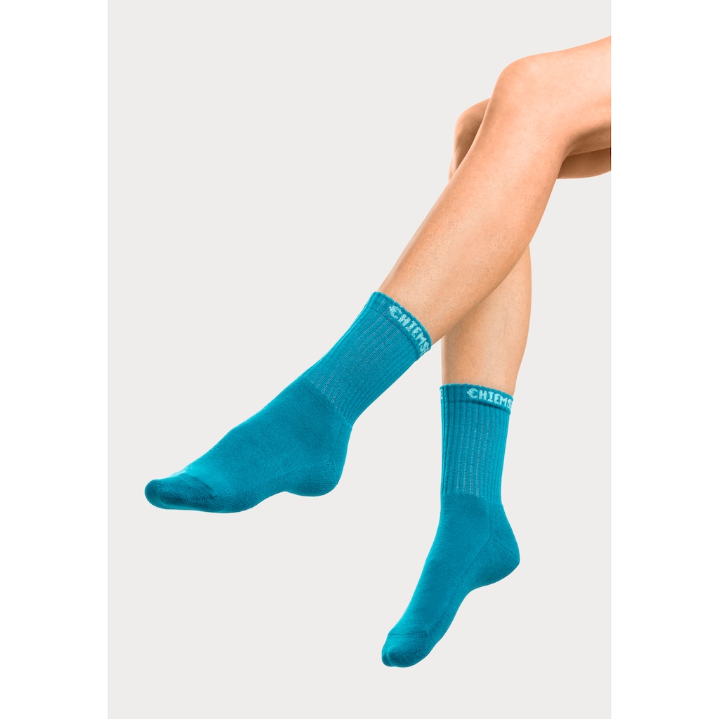 Chiemsee Tennissocken, (Packung, 6 Paar), mit eingestricktem Markennamen
