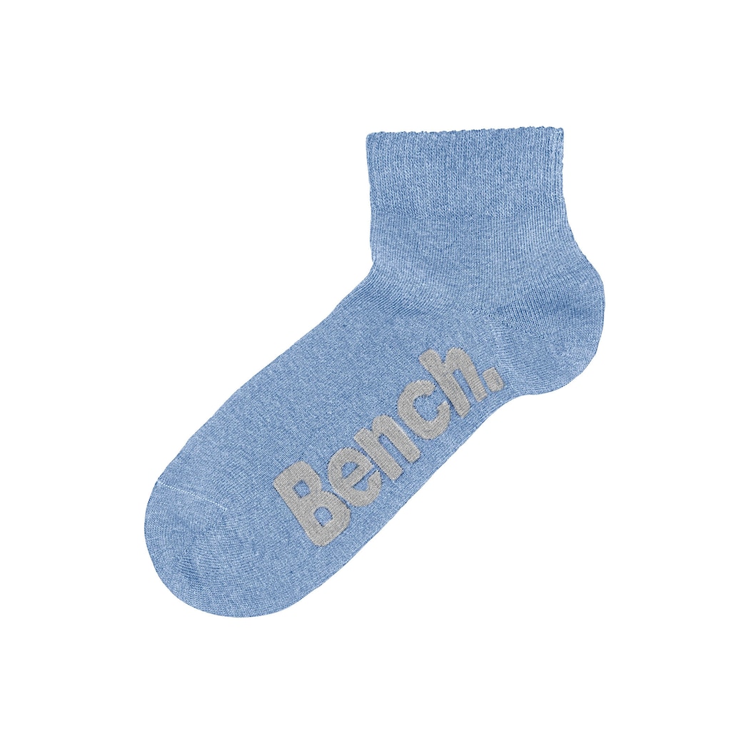 Bench. Kurzsocken, (Packung, 3 Paar), mit bequemen Rippbündchen