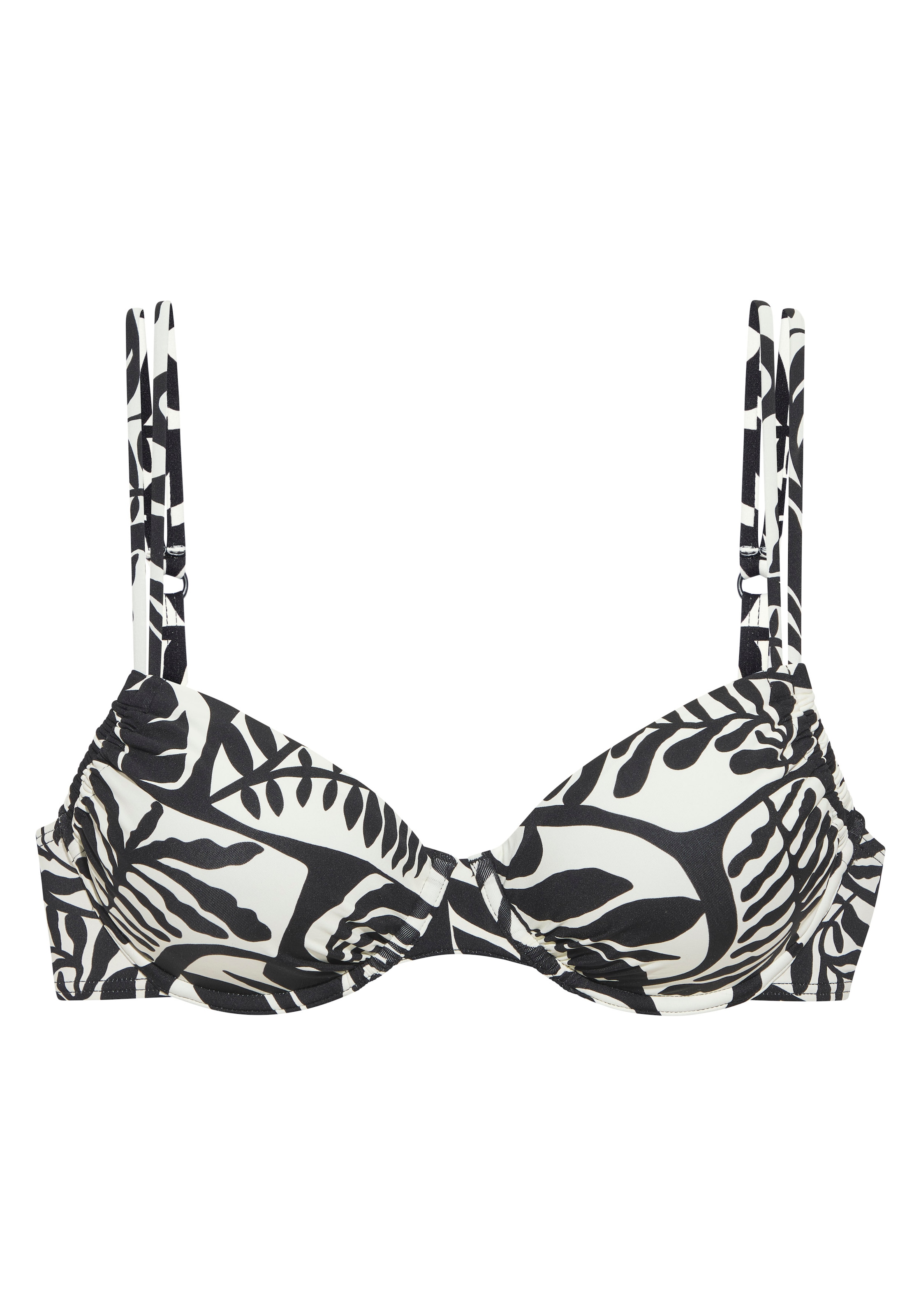 Buffalo Bügel-Bikini-Top »Jola« mit modernem Blätterdesign