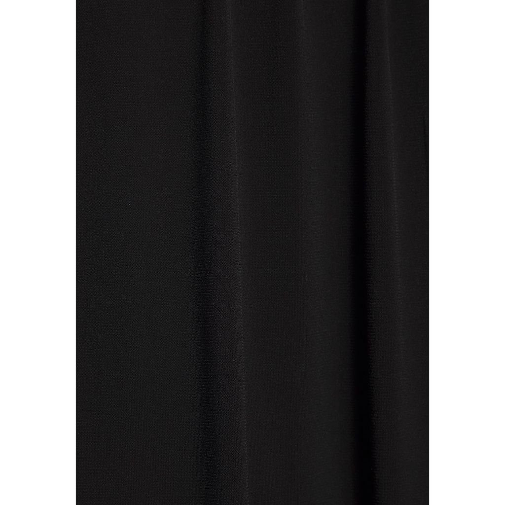 LASCANA Strandkleid, mit Spitzeneinsätzen, bügelfreie Qualität