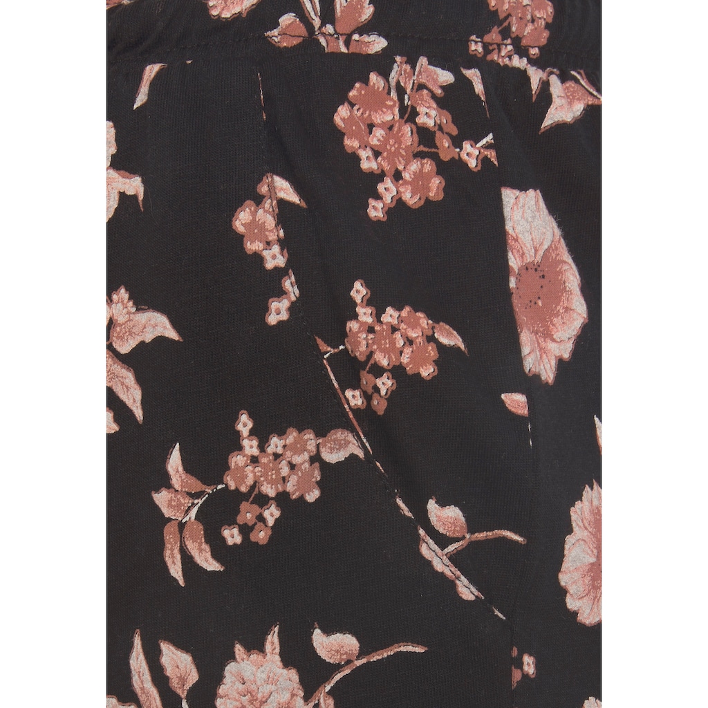 Vivance Dreams Pyjama, (2 tlg.), mit schönem Naturprint