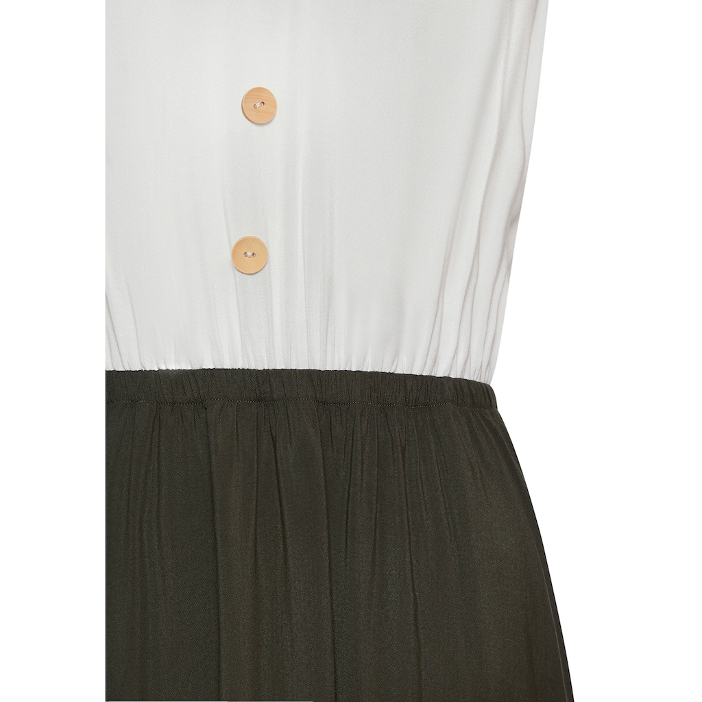 LASCANA Sommerkleid, mit Schleifen, Strandkleid, casual