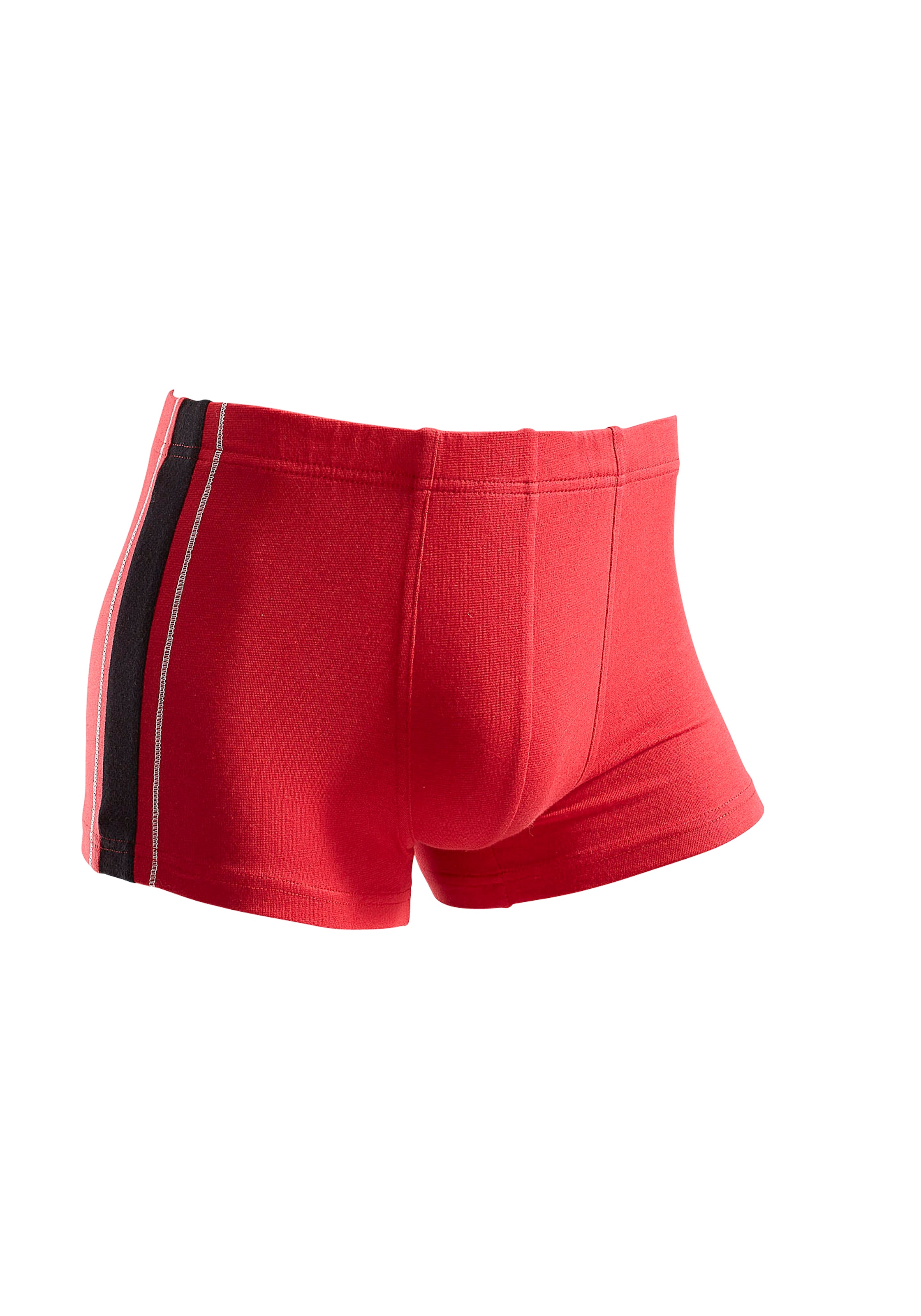 AUTHENTIC LE JOGGER Boxer »Boxershorts für Herren« Paquet, 4 cuis mit kontrastfarbigen Streifen seitlich