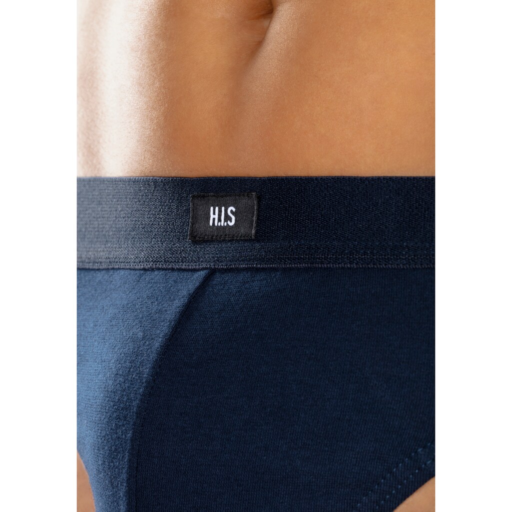H.I.S Slip, (Packung, 3 St.), mit H.I.S Logo vorn