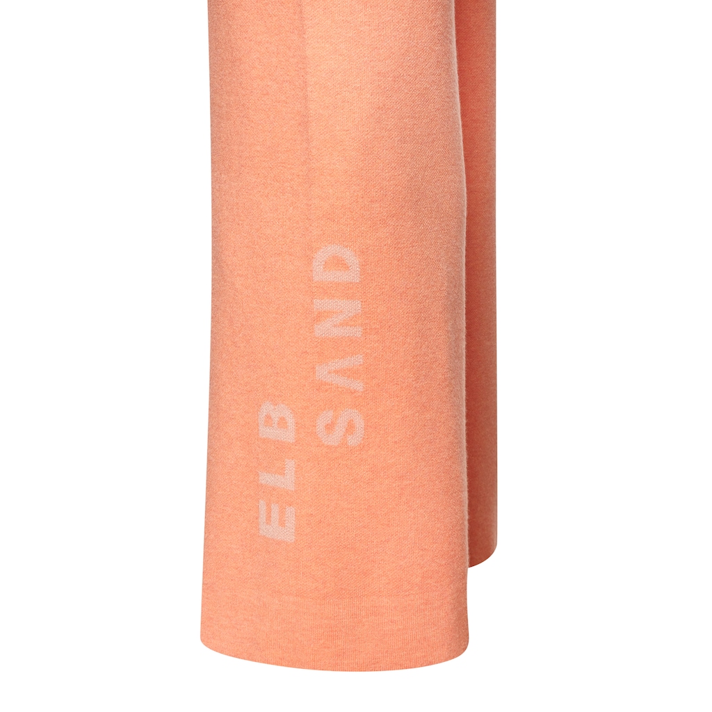 Elbsand Strickhose, mit weitem Bein und eingestricktem Logo, Loungewear