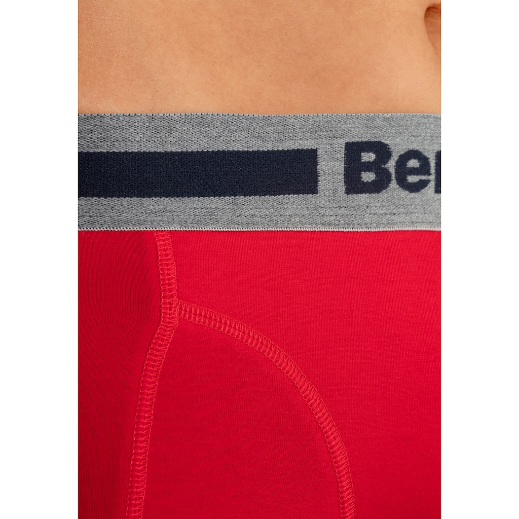 Bench. Boxer »Boxershorts für Herren«, (Packung, 4 St.), Unterhosen mit Overlock-Nähten vorn