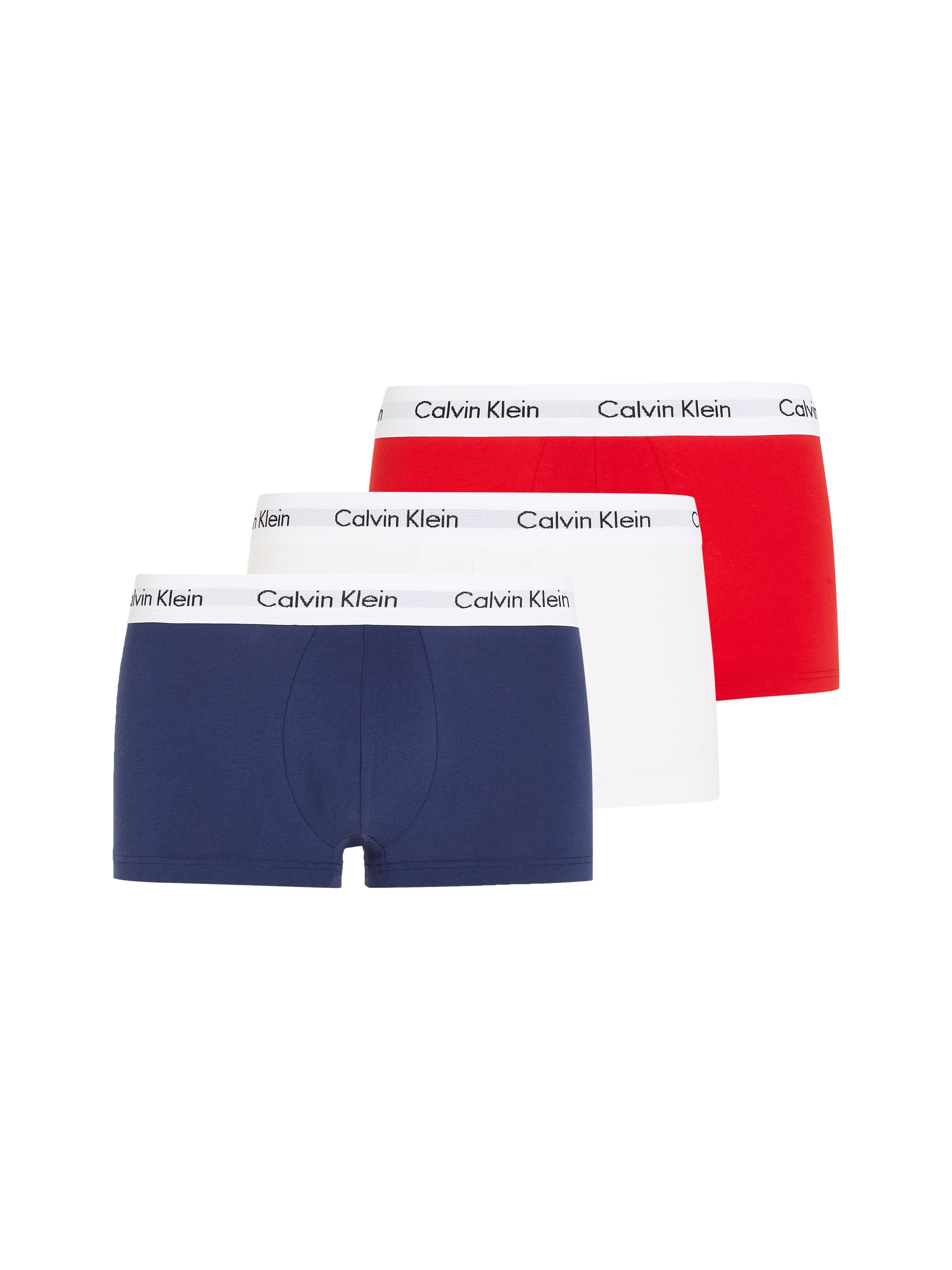 Calvin Klein Underwear Hipster, (3 St.), mit weissem Webbund