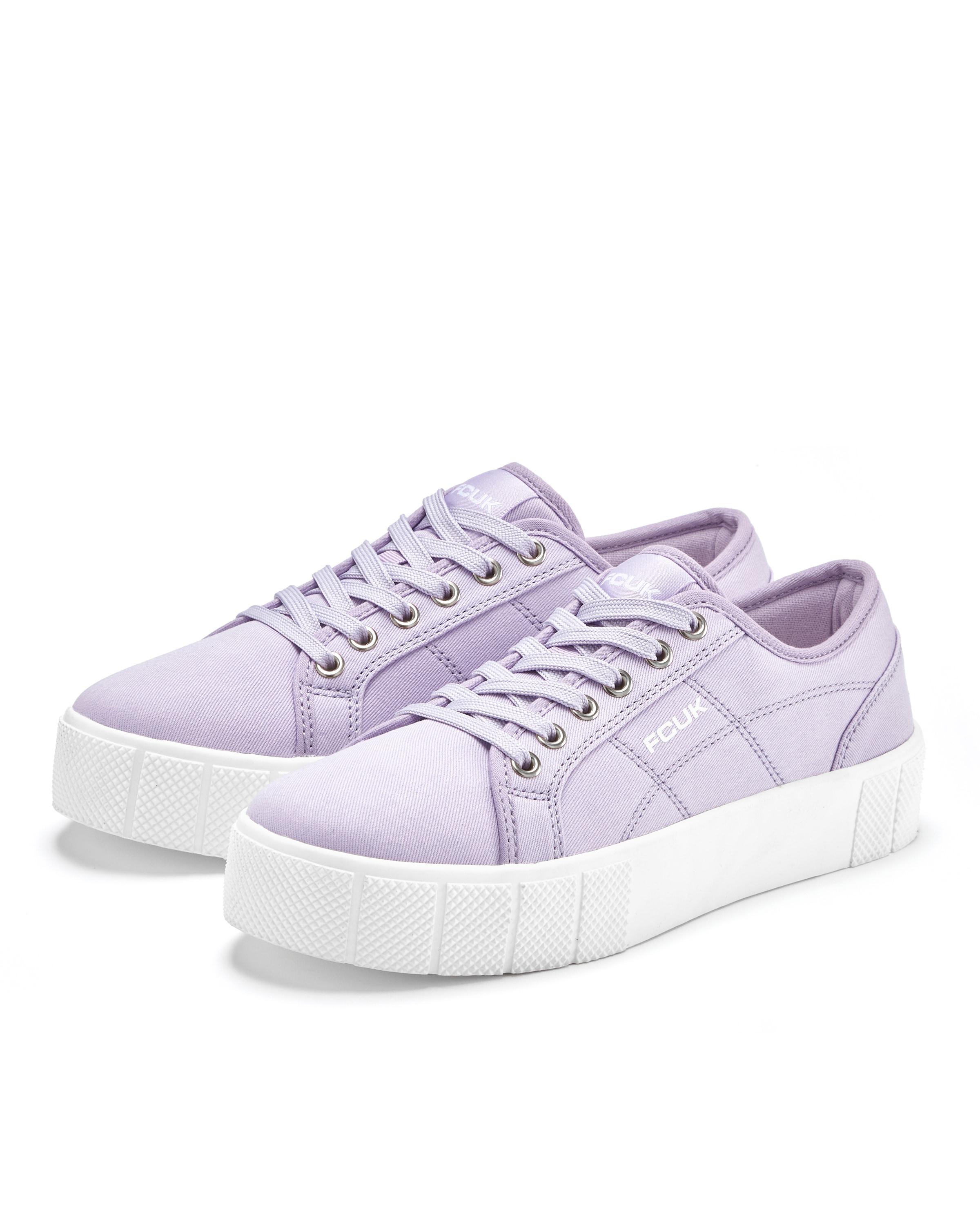 FCUK Sneaker, Freizeitschuh, Halbschuh mit Plateausohle VEGAN