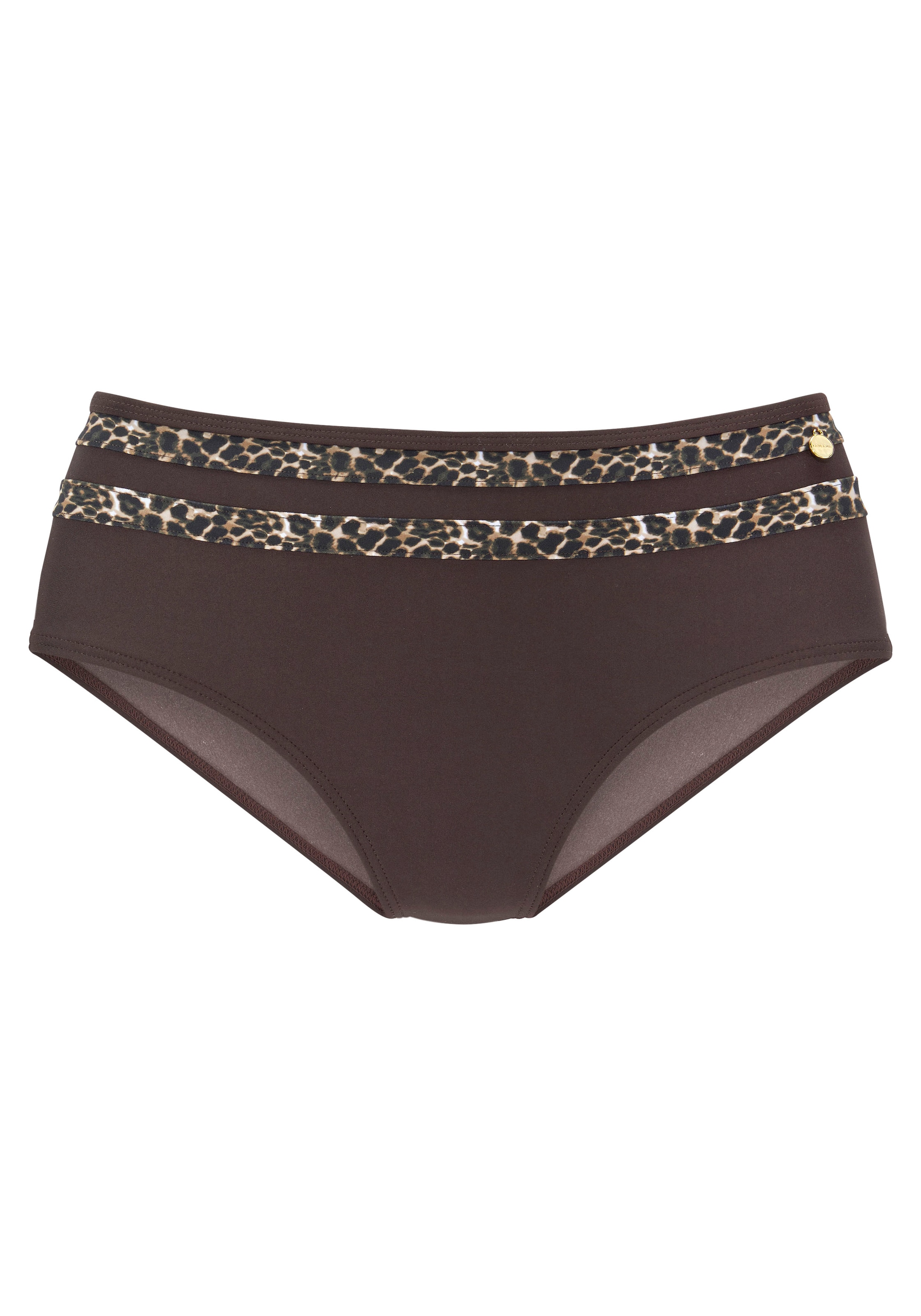 LASCANA Highwaist-Bikini-Hose »Adele«, mit trendigen Details