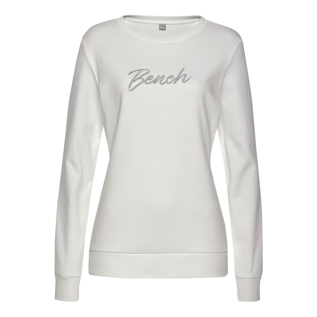 Bench. Loungewear Sweatshirt, mit Logostickerei, Loungewear