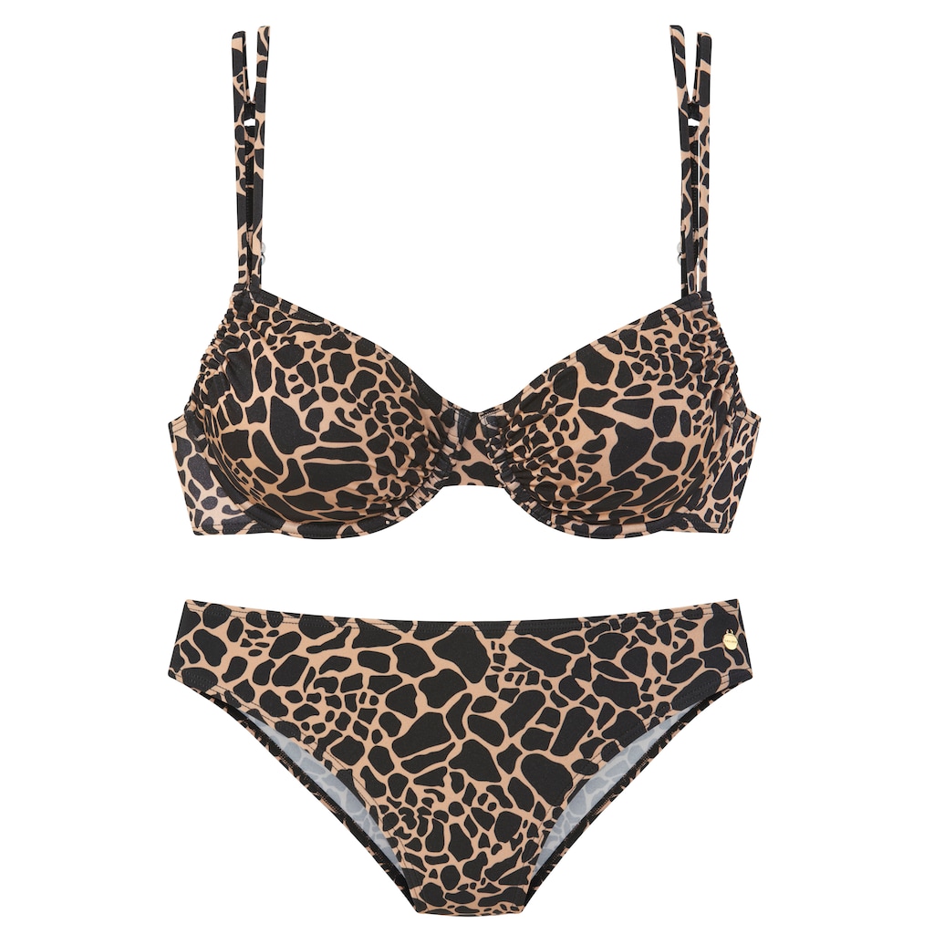 LASCANA Bügel-Bikini »Zaba«, Im trendigen Animalprint