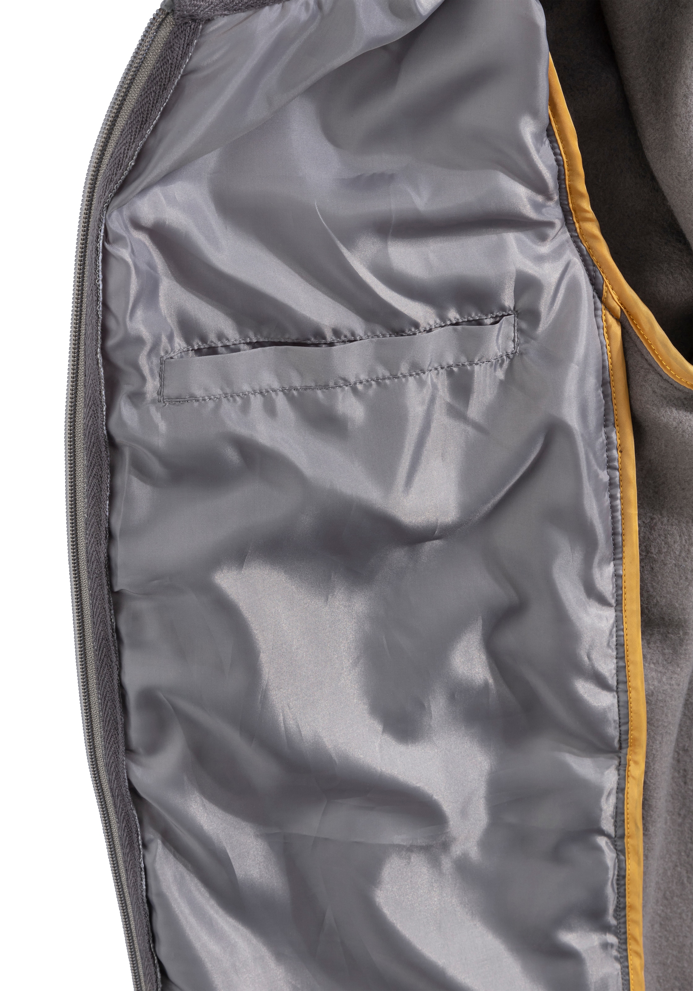 H.I.S Sweat à capuche im vorderen Bereich gesteppt, mit abnehmbarer Kapuze