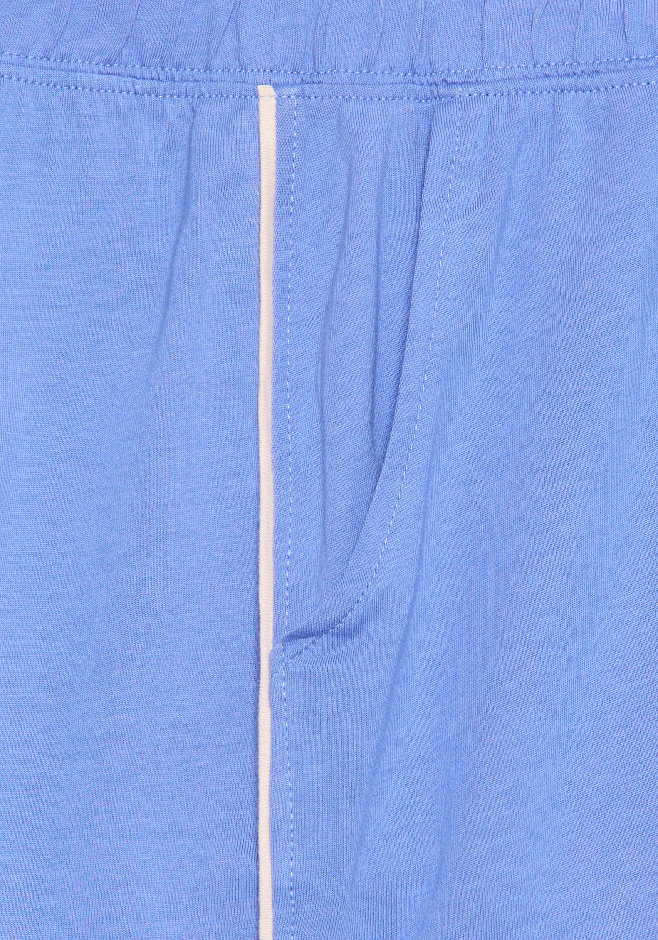 LASCANA Pyjamashorts  mit Kontrastpaspel am Saum